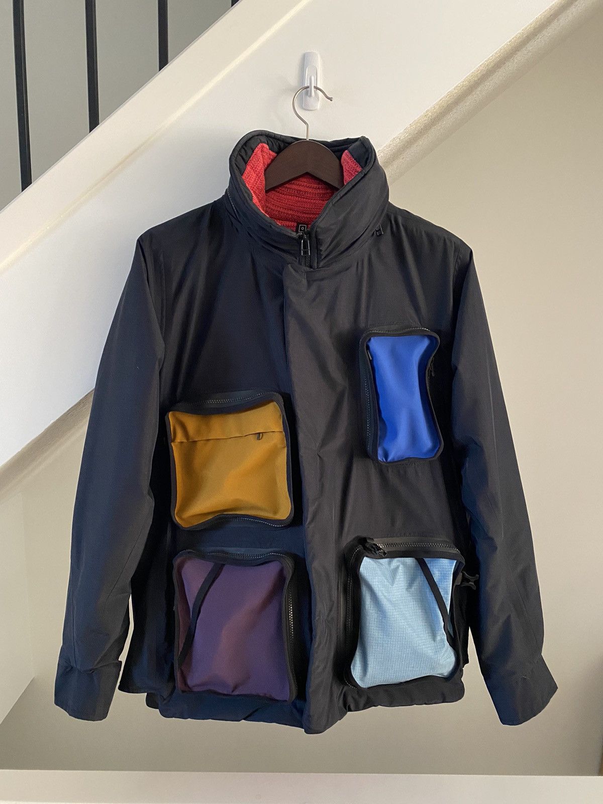 image of Byborre Goretex Field Jacket, Size Small in Black, Men's