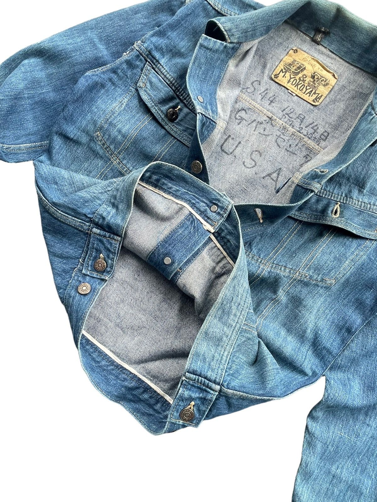 Japanese Brand Vintage Dragon Tiger Selvedge Denim Jacket Size US M / EU 48-50 / 2 - 5 Thumbnail