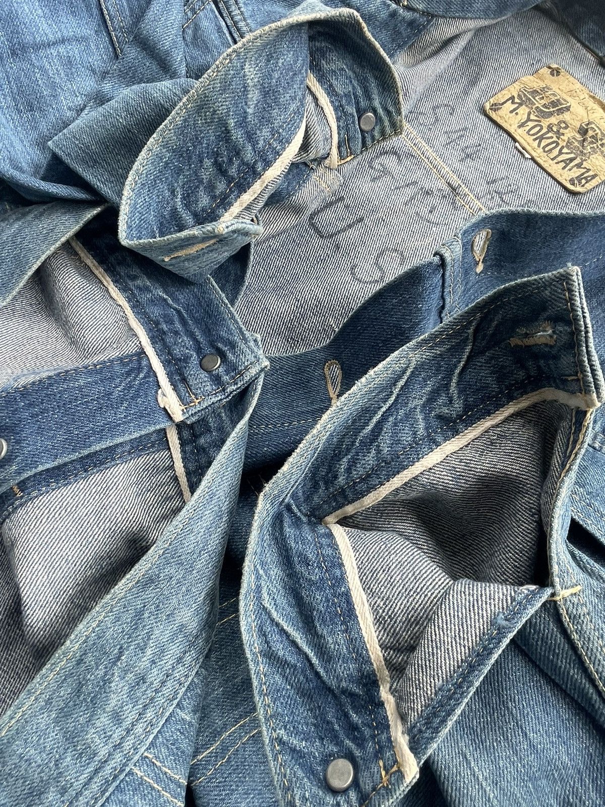 Japanese Brand Vintage Dragon Tiger Selvedge Denim Jacket Size US M / EU 48-50 / 2 - 10 Thumbnail