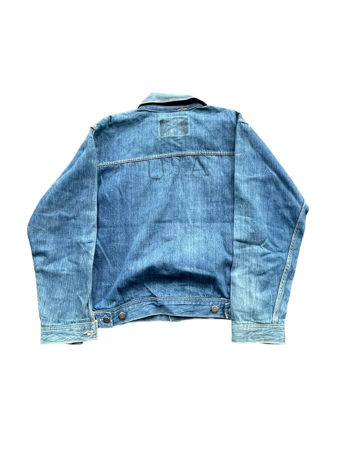 Japanese Brand Vintage Dragon Tiger Selvedge Denim Jacket Size US M / EU 48-50 / 2 - 6 Thumbnail