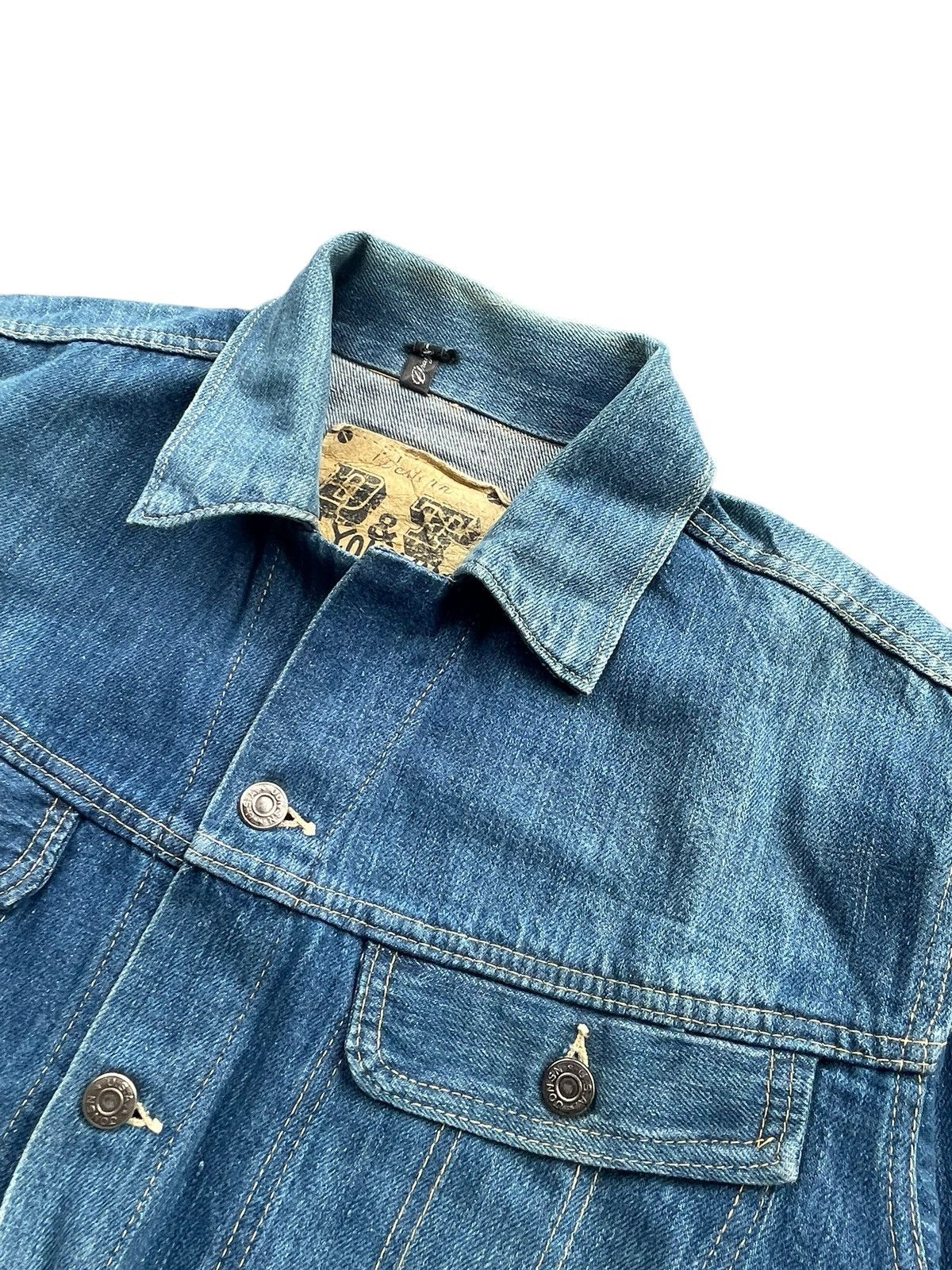 Japanese Brand Vintage Dragon Tiger Selvedge Denim Jacket Size US M / EU 48-50 / 2 - 4 Thumbnail