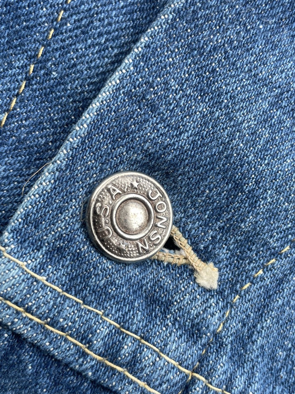 Japanese Brand Vintage Dragon Tiger Selvedge Denim Jacket Size US M / EU 48-50 / 2 - 15 Thumbnail