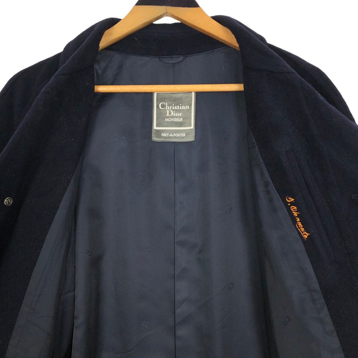 Christian Dior Monsieur Vintage 90s Christian Dior Monsieur Pret-A-Porter Wool Coat Size US M / EU 48-50 / 2 - 12 Thumbnail