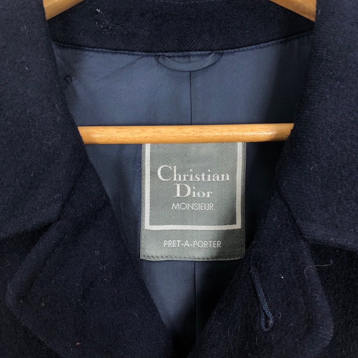 Christian Dior Monsieur Vintage 90s Christian Dior Monsieur Pret-A-Porter Wool Coat Size US M / EU 48-50 / 2 - 9 Thumbnail
