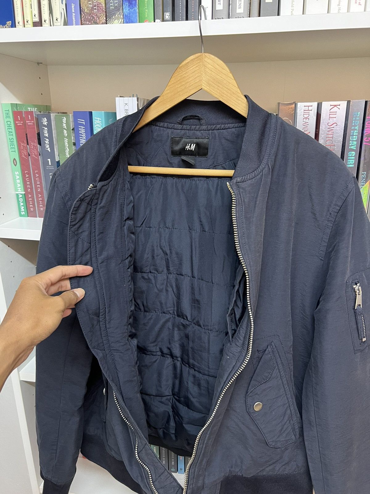 H&M H&M MA-1 Bomber Jacket Size US L / EU 52-54 / 3 - 3 Thumbnail
