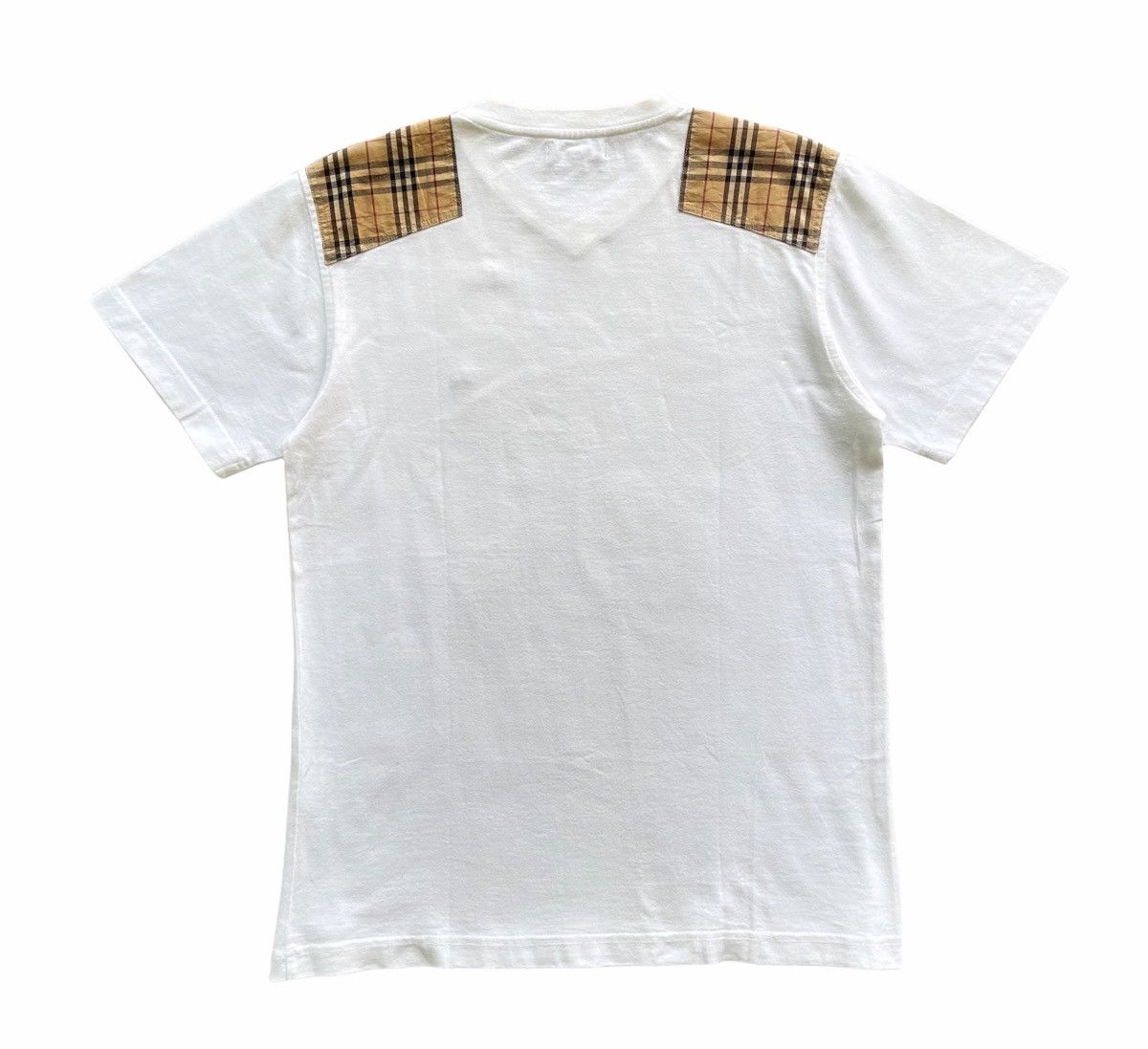 Burberry Vintage Burberry Nova Check Shoulder Tee Size US S / EU 44-46 / 1 - 2 Thumbnail