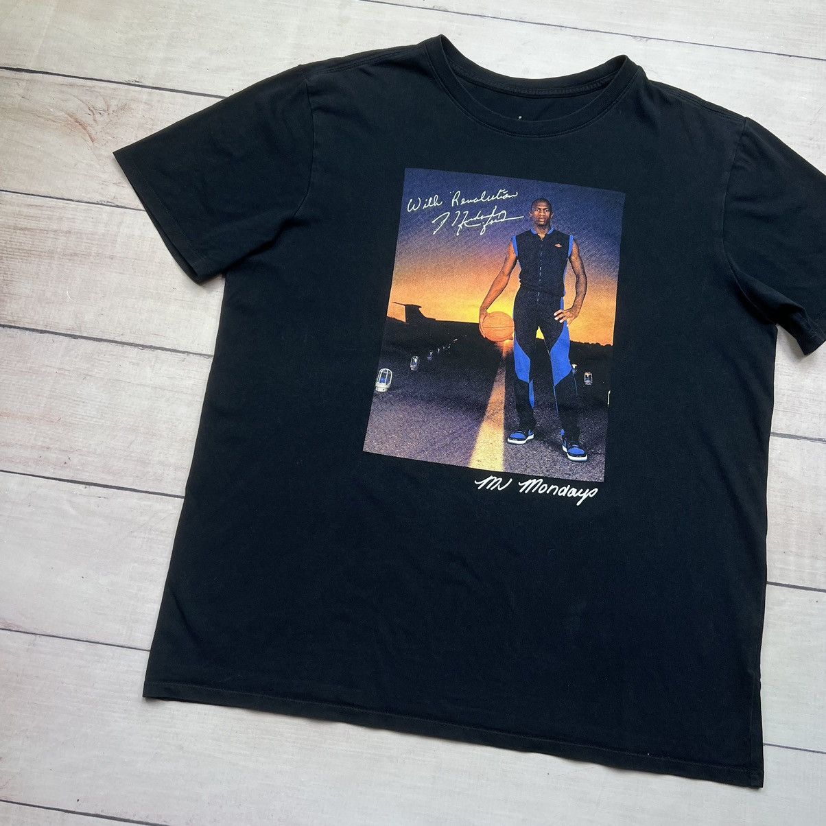 Jordan Brand Vintage Nike Jordan Michael Print Front Size US L / EU 52-54 / 3 - 2 Thumbnail