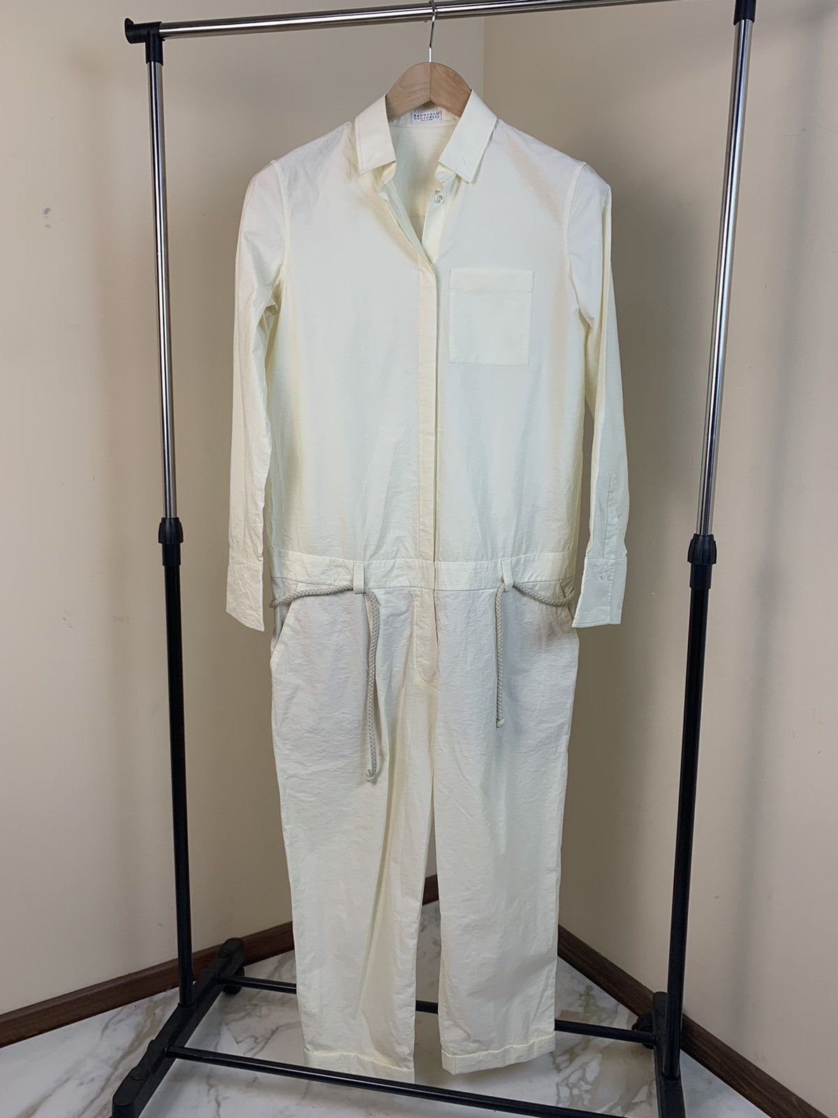 Brunello Cucinelli Brunello Cucinelli women's oversized cotton jumpsuit Size S / US 4 / IT 40 - 2 Thumbnail