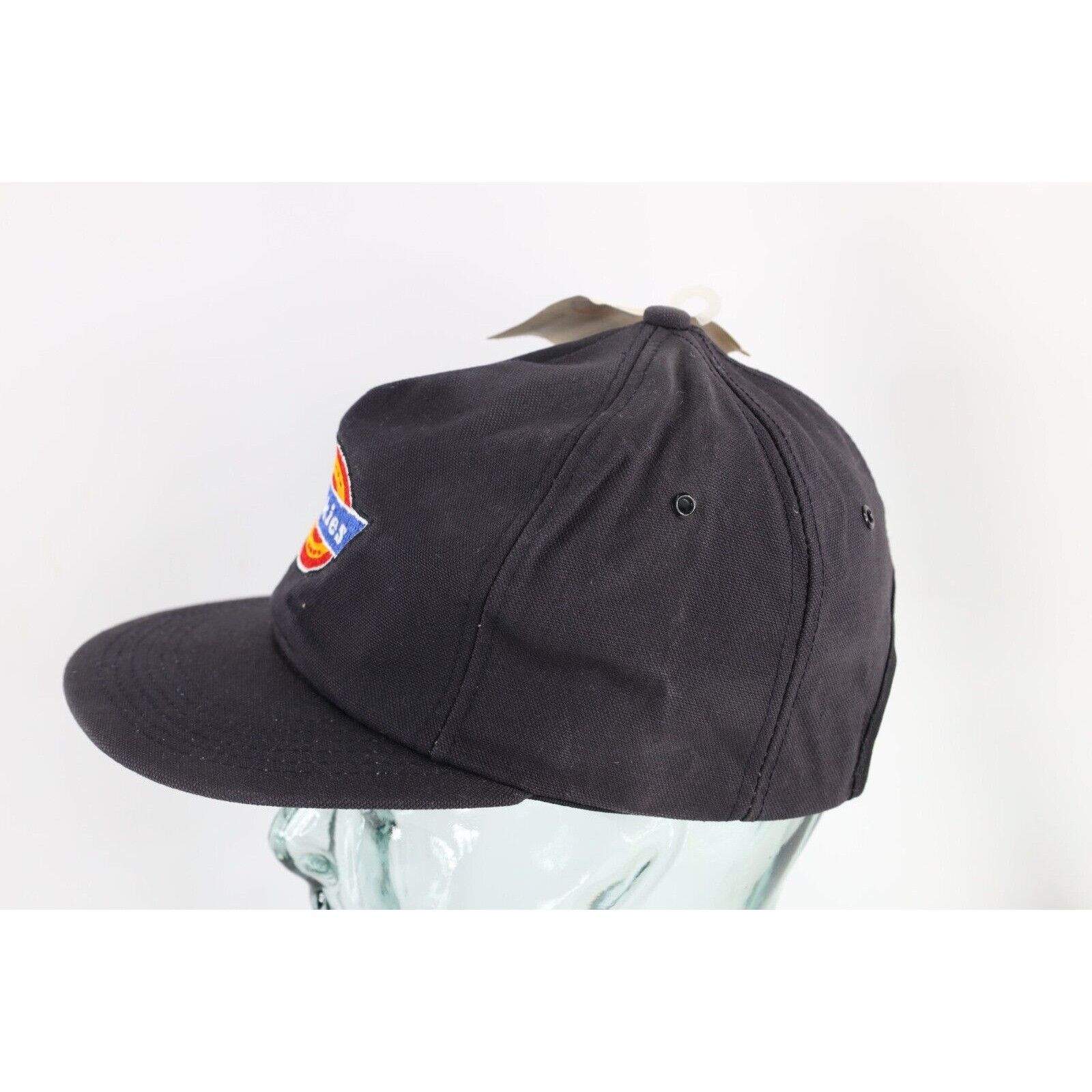 Dickies × Vintage NOS Vintage 90s Dickies Big Logo Canvas Snapback Hat Size ONE SIZE - 3 Thumbnail