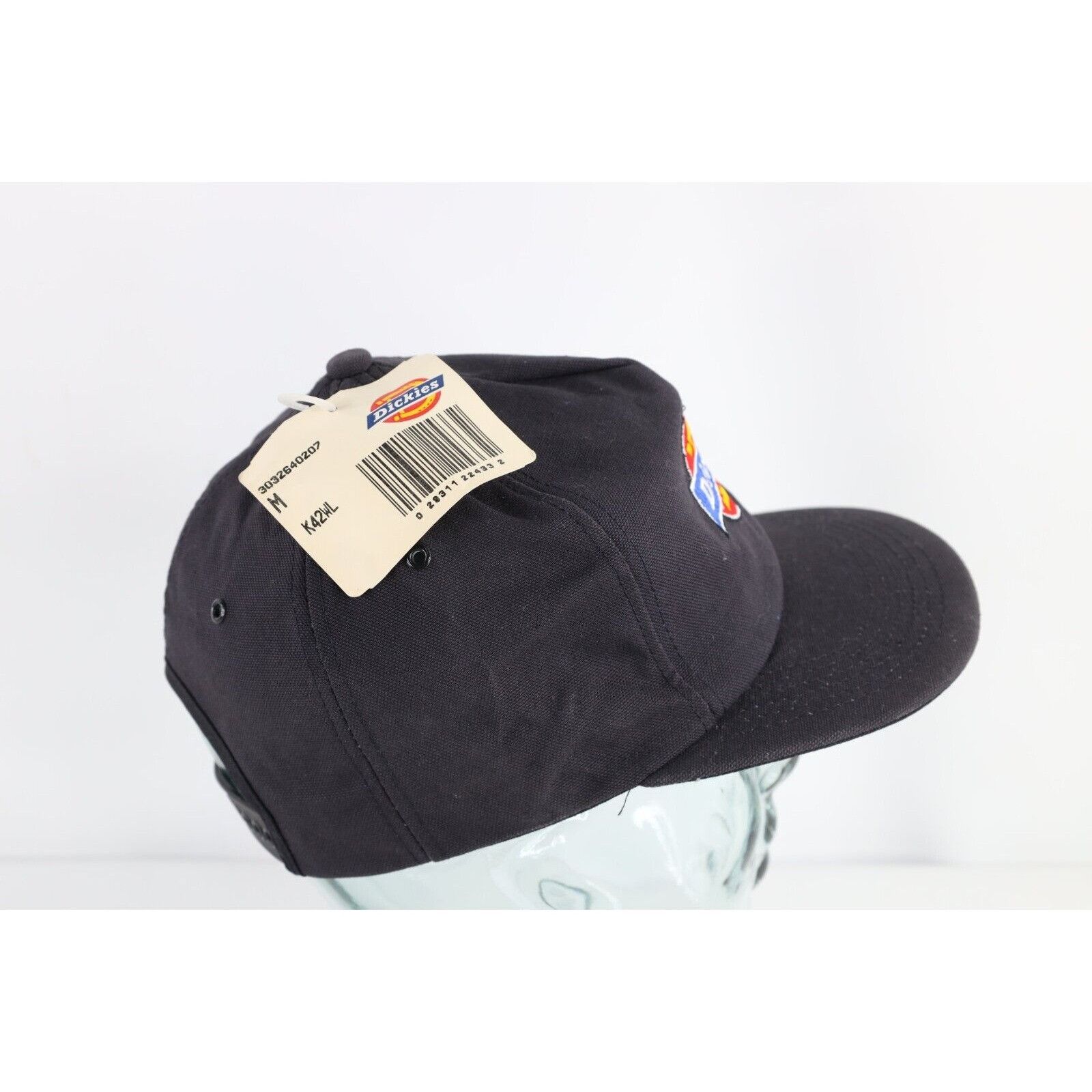 Dickies × Vintage NOS Vintage 90s Dickies Big Logo Canvas Snapback Hat Size ONE SIZE - 5 Thumbnail