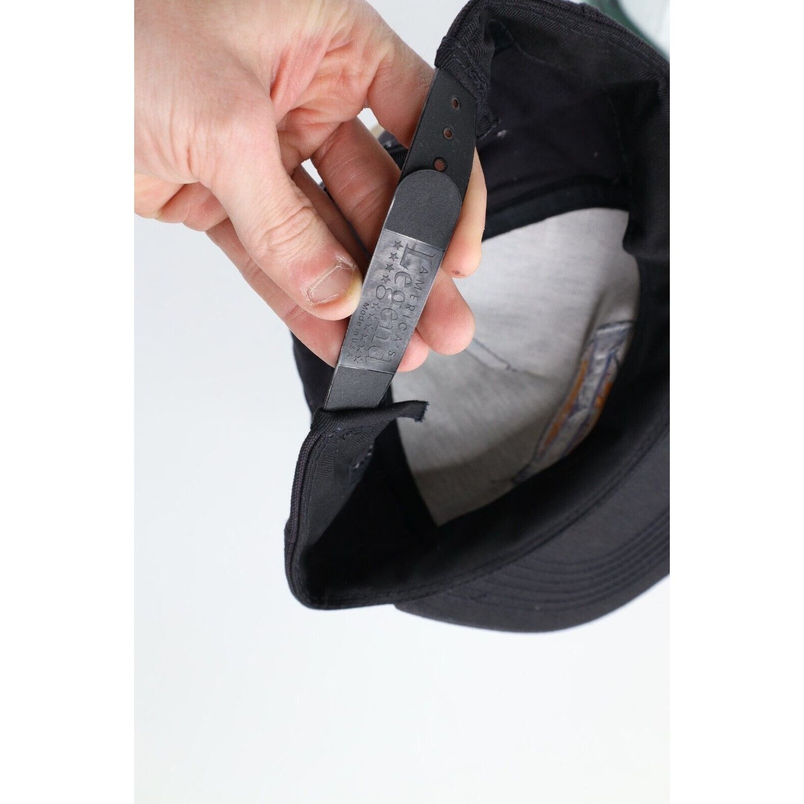 Dickies × Vintage NOS Vintage 90s Dickies Big Logo Canvas Snapback Hat Size ONE SIZE - 8 Thumbnail