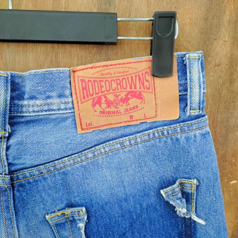 Japanese Brand VINTAGE RODEO DISTRESSED FADED DENIM JEANS SKINNY Size US 26 / EU 42 - 9 Thumbnail
