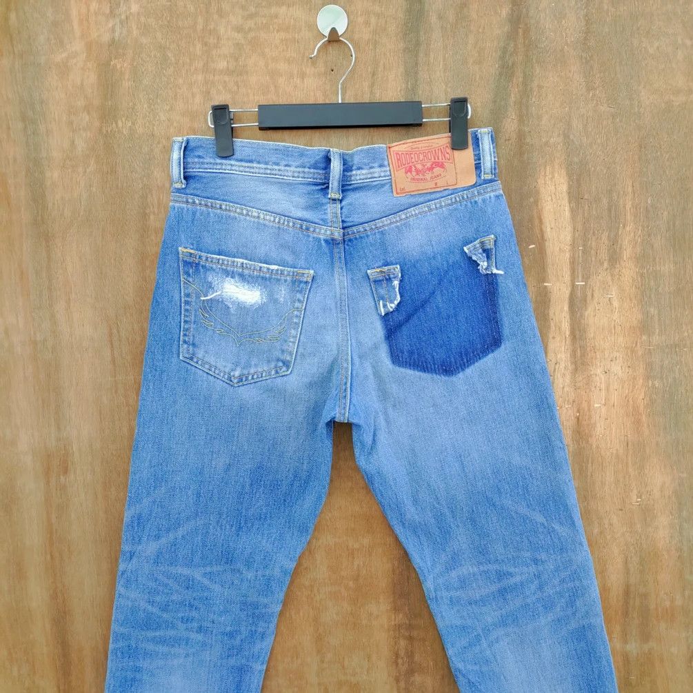 Japanese Brand VINTAGE RODEO DISTRESSED FADED DENIM JEANS SKINNY Size US 26 / EU 42 - 6 Thumbnail