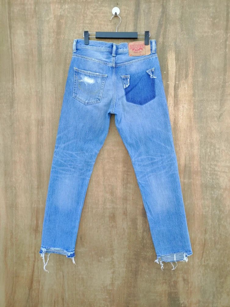 Japanese Brand VINTAGE RODEO DISTRESSED FADED DENIM JEANS SKINNY Size US 26 / EU 42 - 5 Thumbnail