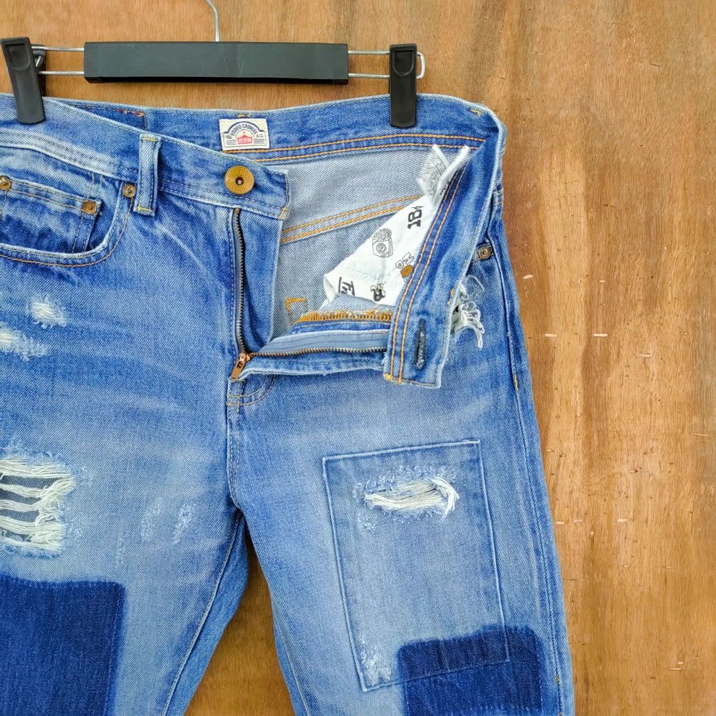 Japanese Brand VINTAGE RODEO DISTRESSED FADED DENIM JEANS SKINNY Size US 26 / EU 42 - 4 Thumbnail