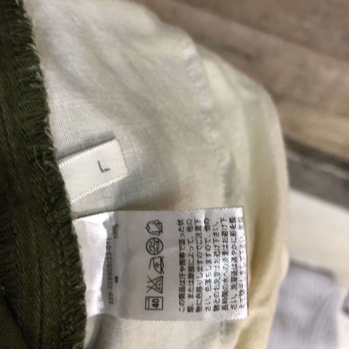 Japanese Brand VINTAGE GU JAPAN FADED GREEN BAGGY CARGO PANTS #0534 Size US 32 / EU 48 - 11 Thumbnail