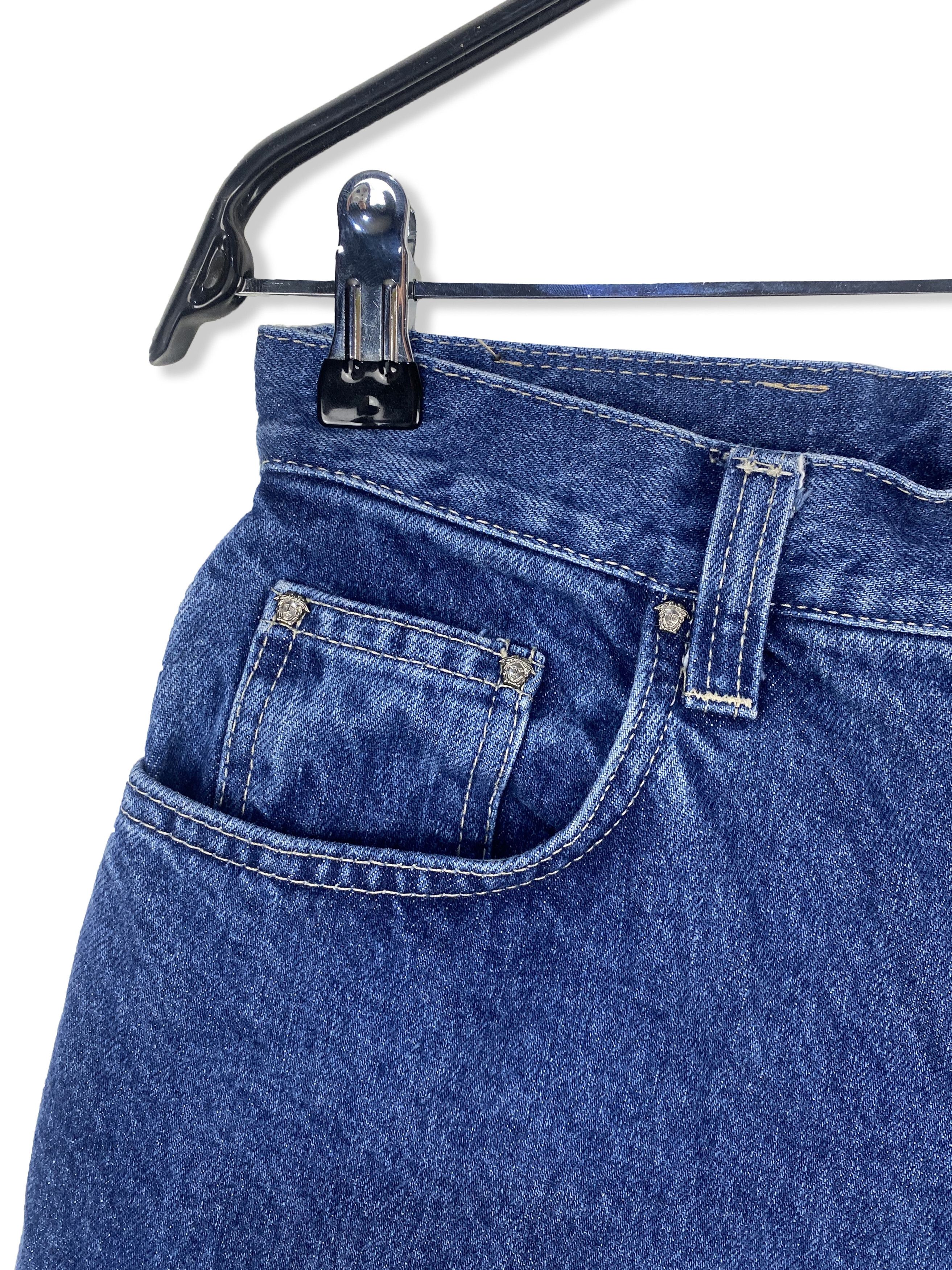 Versace 90s Vintage VERACE Y2k Denim Jeans M416 Size US 30 / EU 46 - 6 Thumbnail