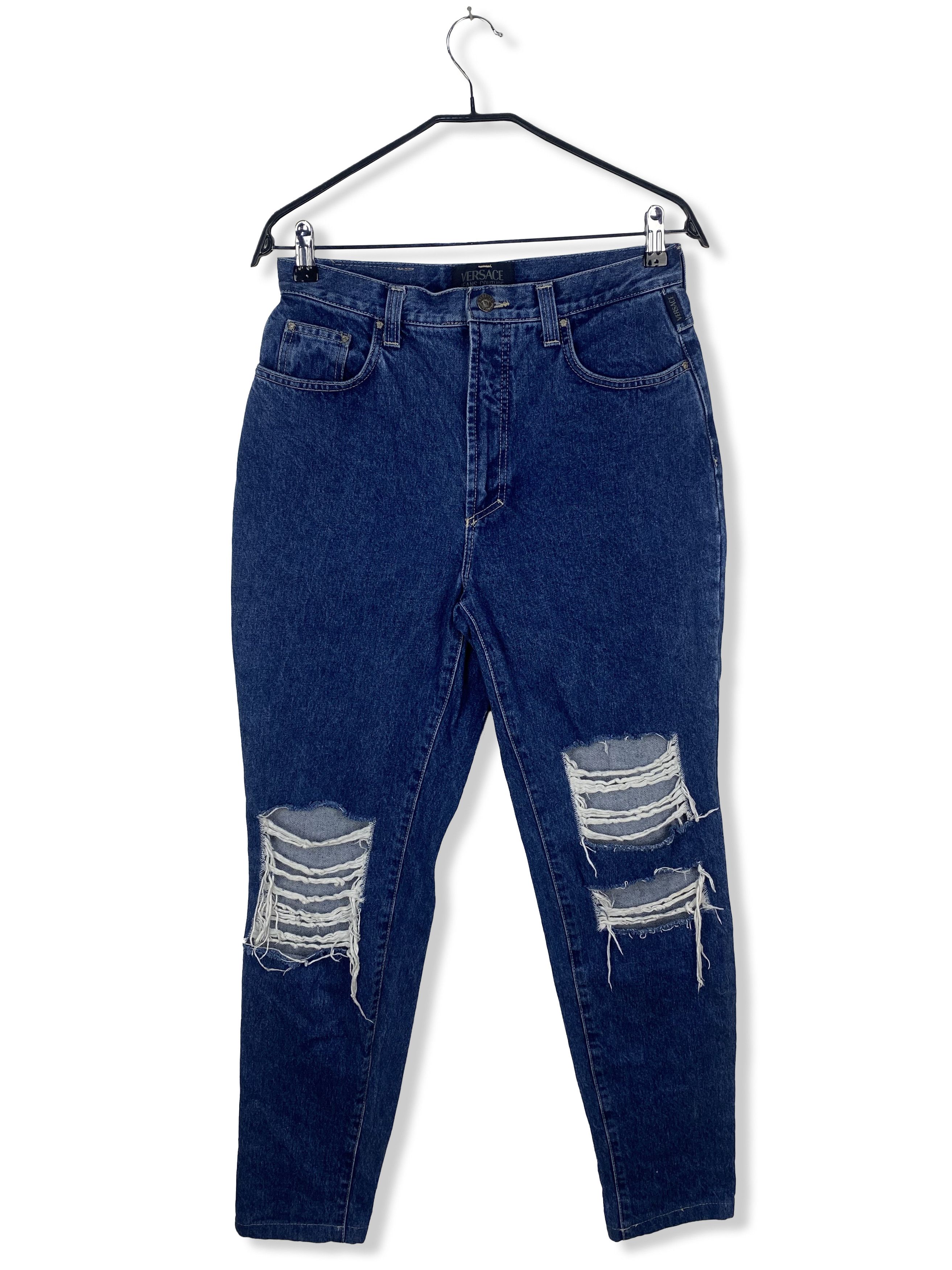 Versace 90s Vintage VERACE Y2k Denim Jeans M416 Size US 30 / EU 46 - 2 Thumbnail