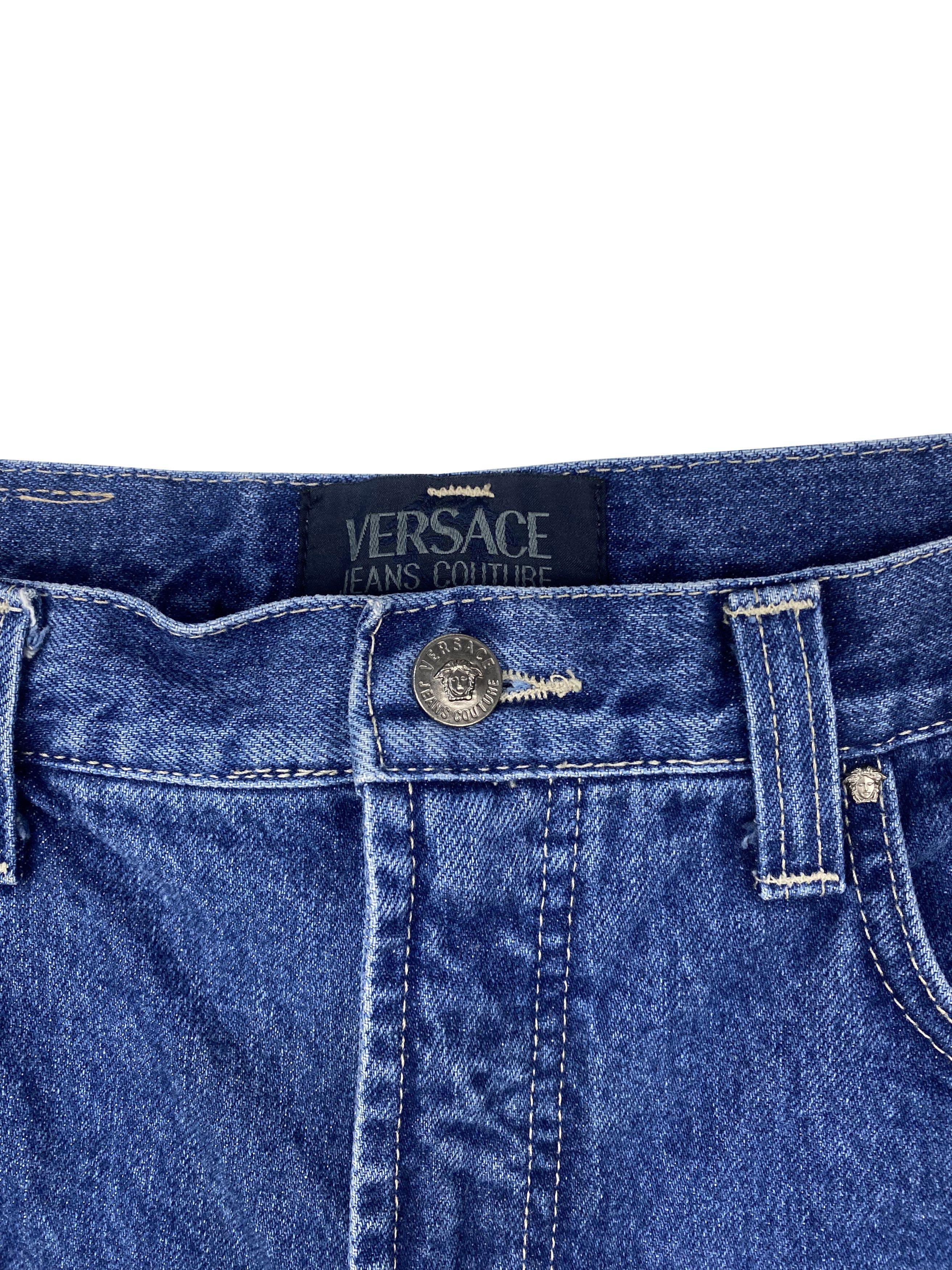 Versace 90s Vintage VERACE Y2k Denim Jeans M416 Size US 30 / EU 46 - 7 Thumbnail