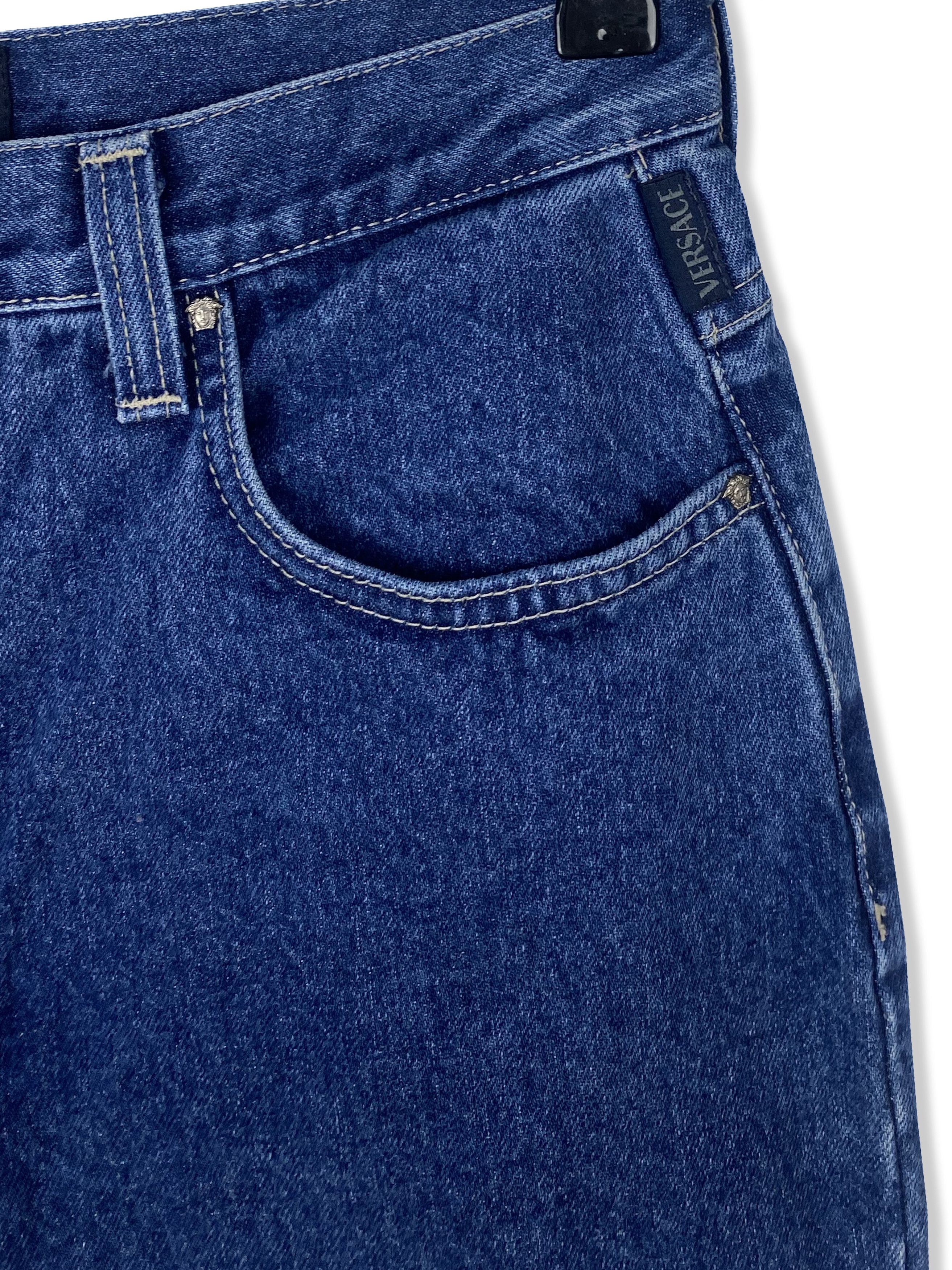 Versace 90s Vintage VERACE Y2k Denim Jeans M416 Size US 30 / EU 46 - 5 Thumbnail