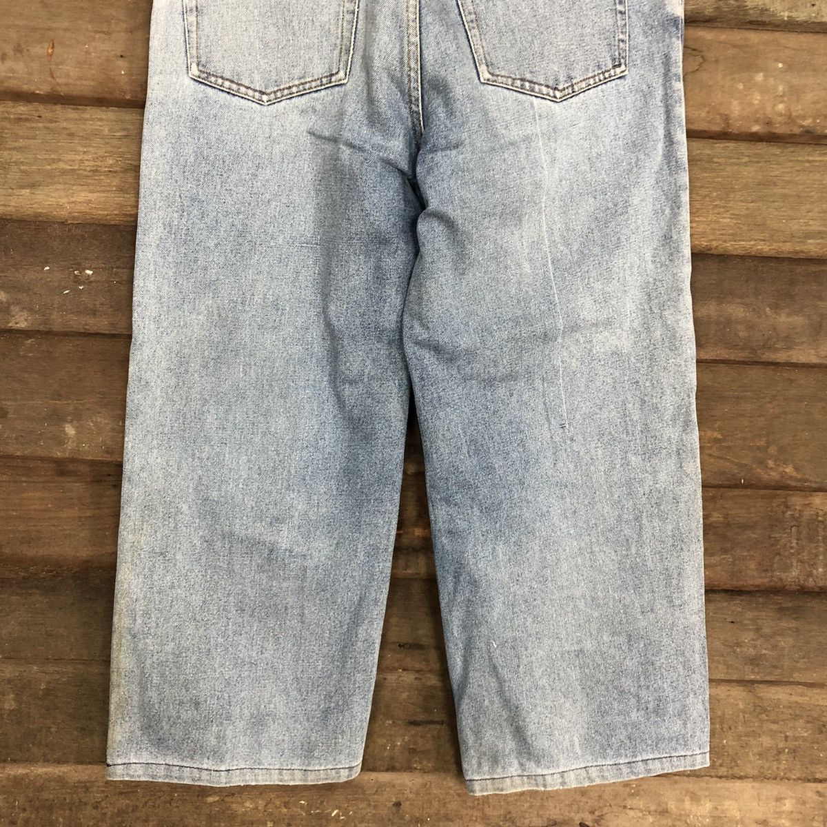 Japanese Brand Vtg Donkey Club Light Blue Denim Jeans Baggy Pants #0542 Size US 33 - 9 Thumbnail