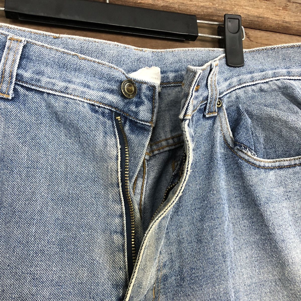 Japanese Brand Vtg Donkey Club Light Blue Denim Jeans Baggy Pants #0542 Size US 33 - 6 Thumbnail