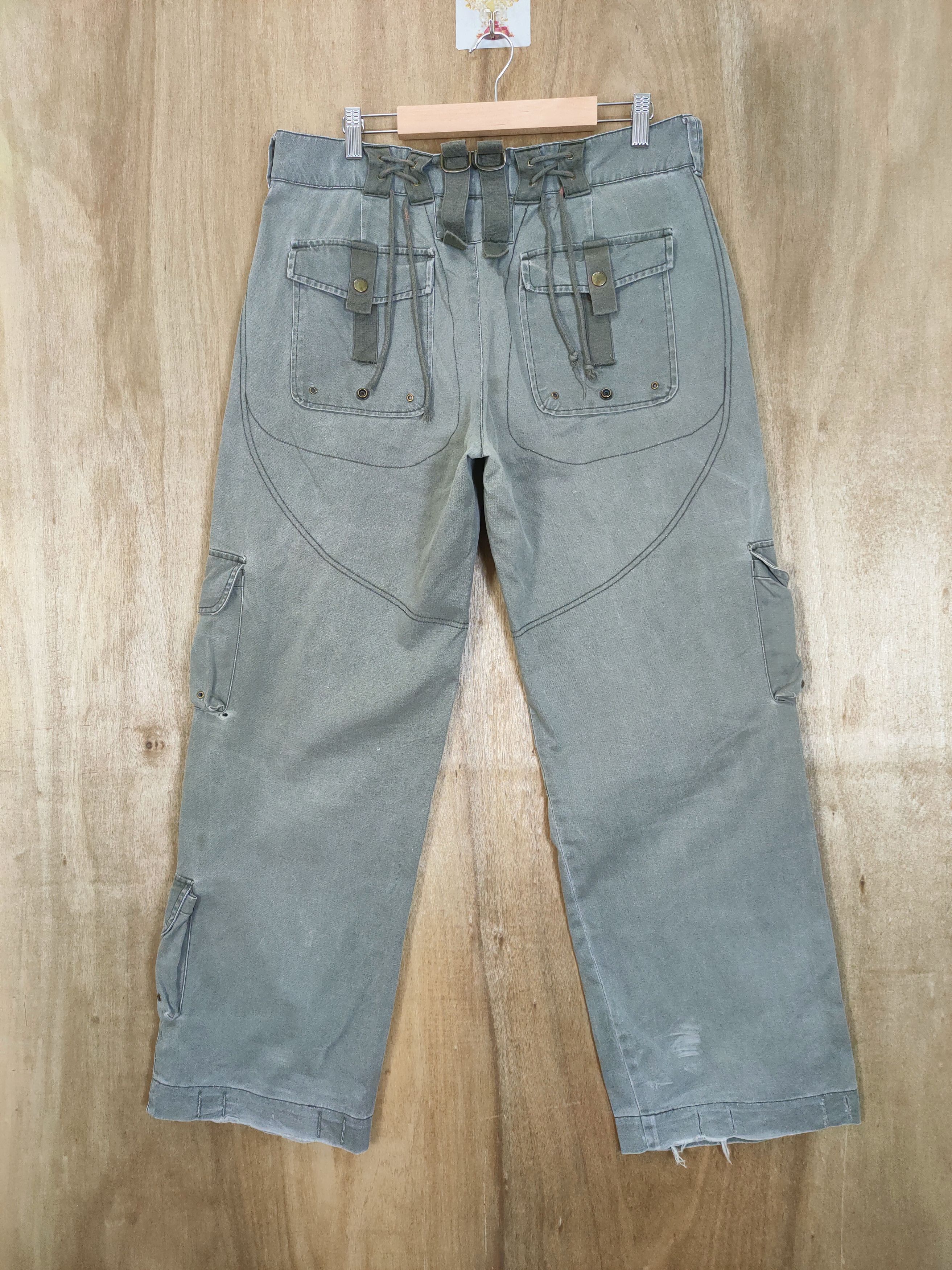 Vision Streetwear VINTAGE BONDAGE CARGO PANTS Size US 34 / EU 50 - 1 Thumbnail