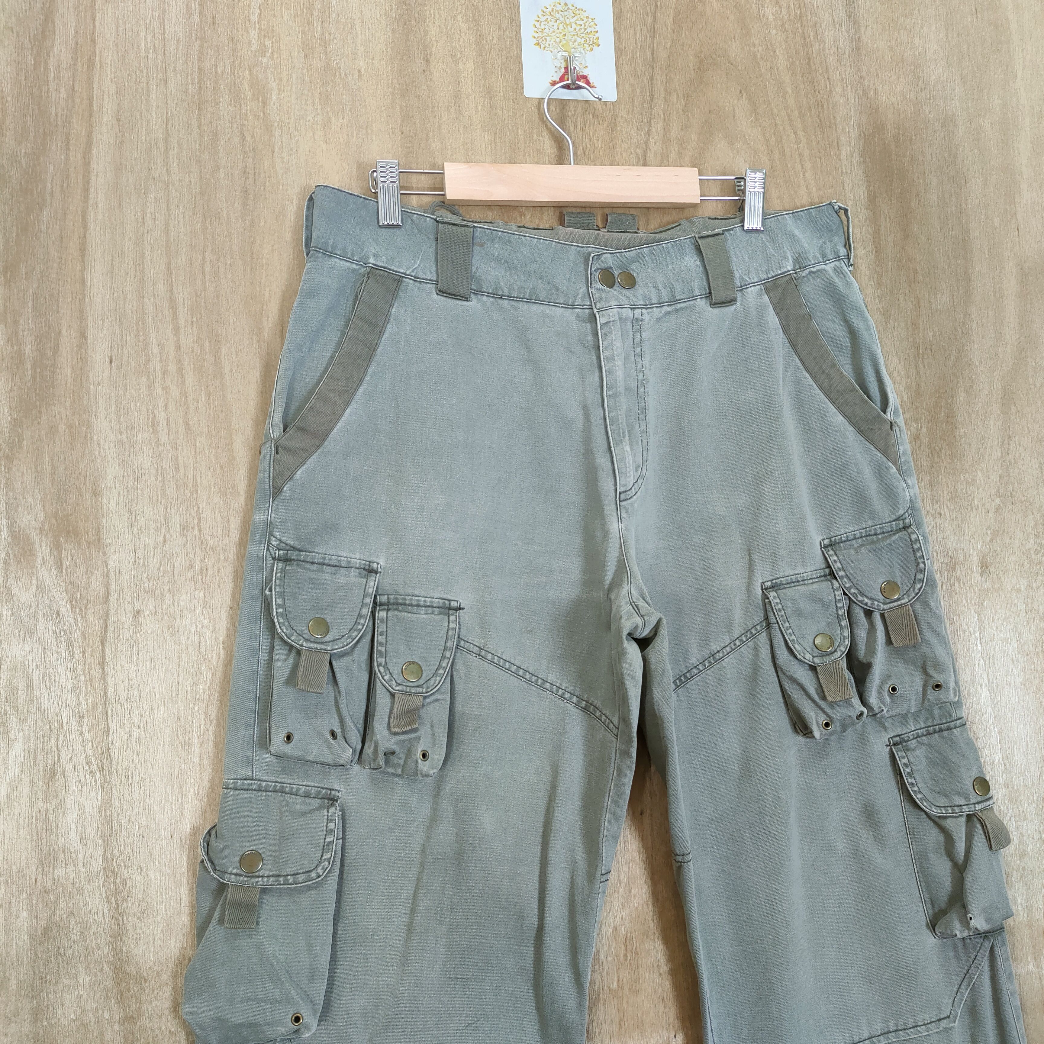 Vision Streetwear VINTAGE BONDAGE CARGO PANTS Size US 34 / EU 50 - 3 Thumbnail