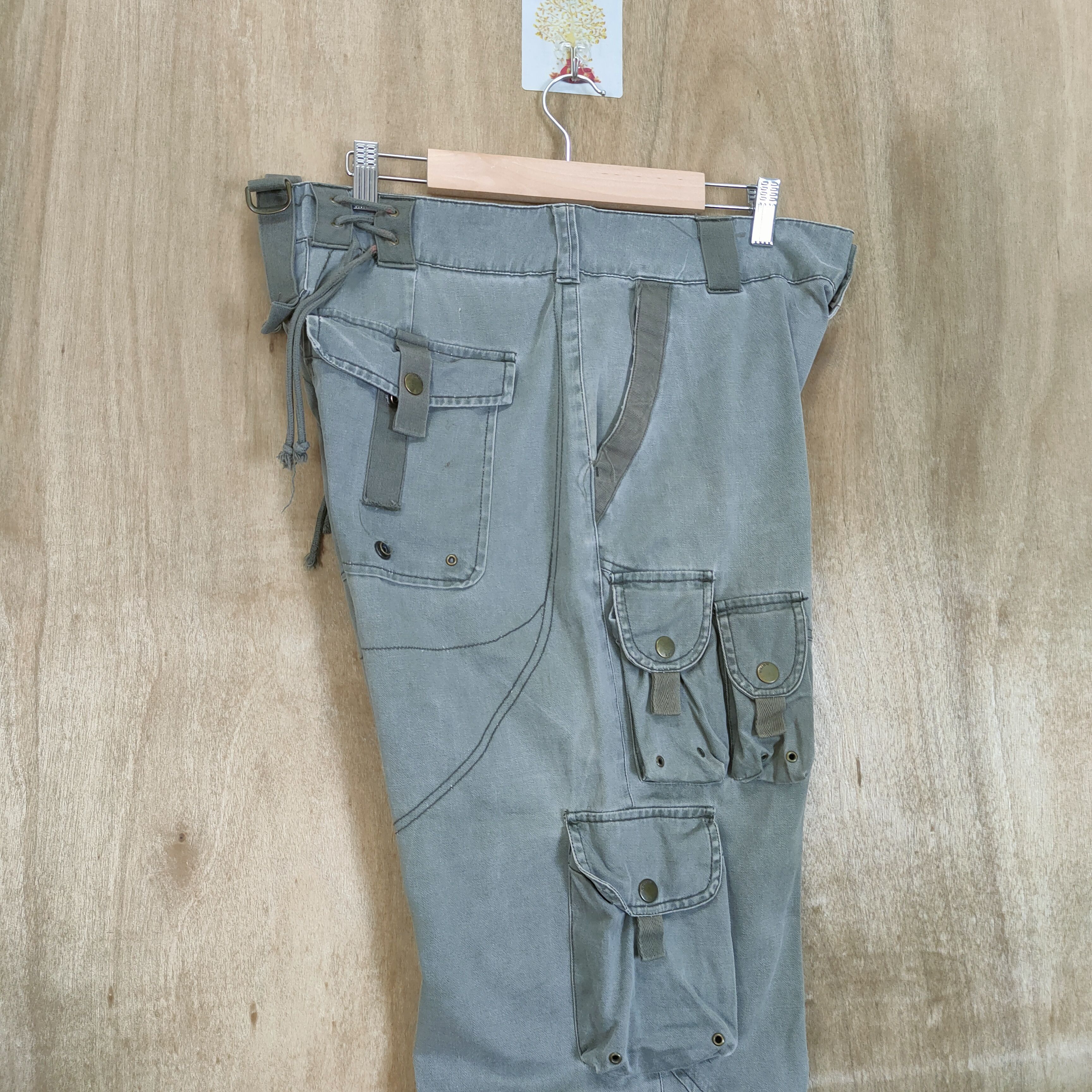 Vision Streetwear VINTAGE BONDAGE CARGO PANTS Size US 34 / EU 50 - 8 Thumbnail