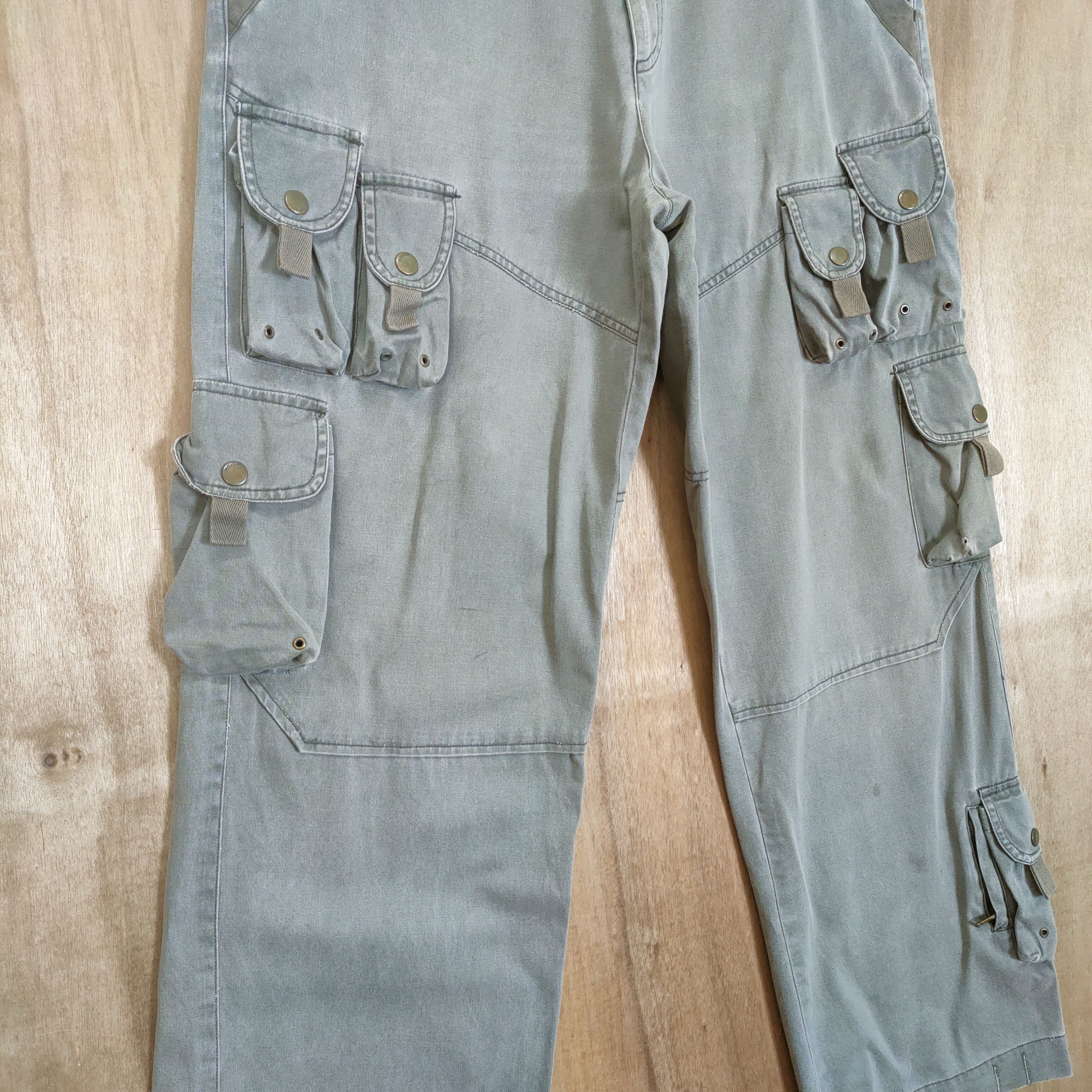 Vision Streetwear VINTAGE BONDAGE CARGO PANTS Size US 34 / EU 50 - 11 Thumbnail
