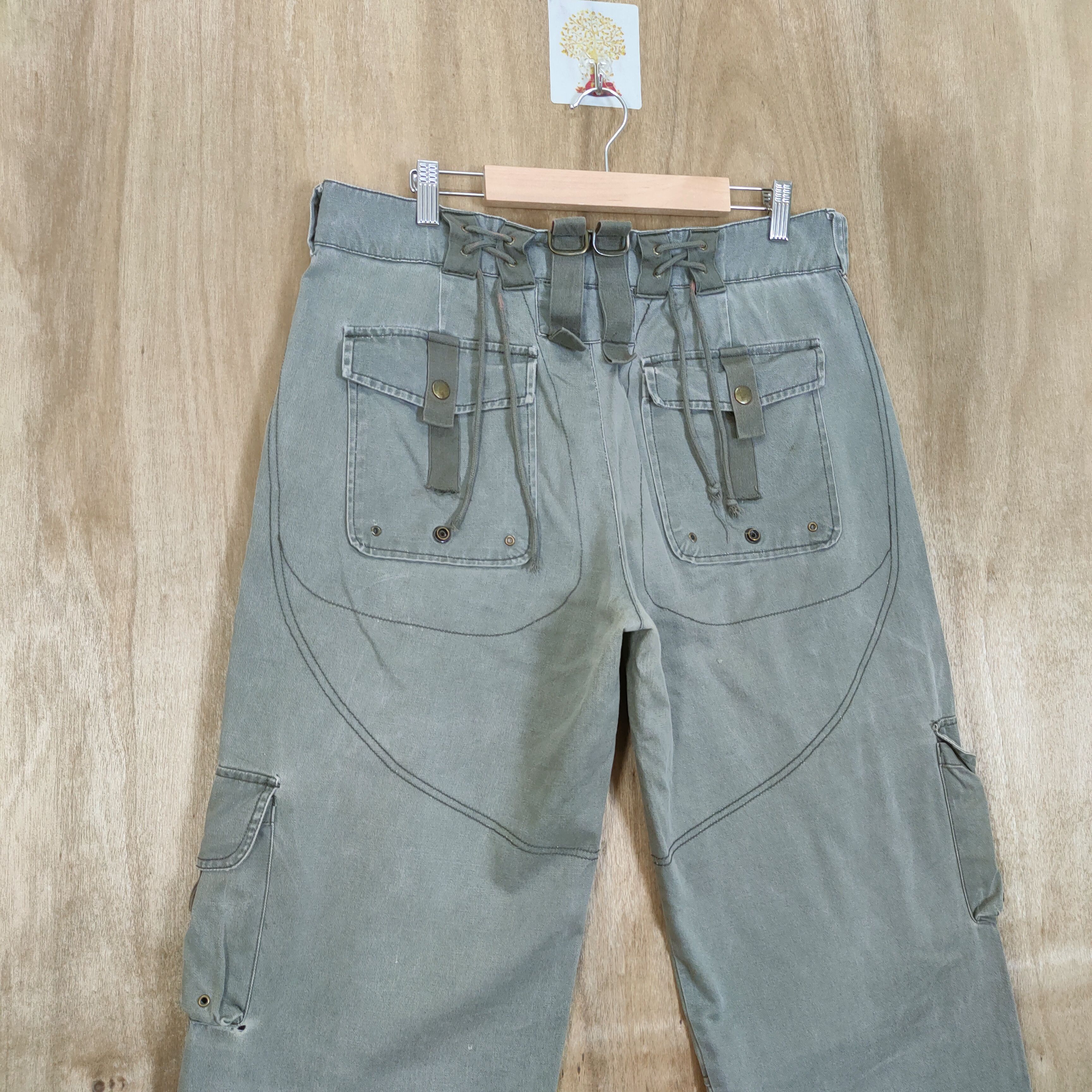 Vision Streetwear VINTAGE BONDAGE CARGO PANTS Size US 34 / EU 50 - 5 Thumbnail