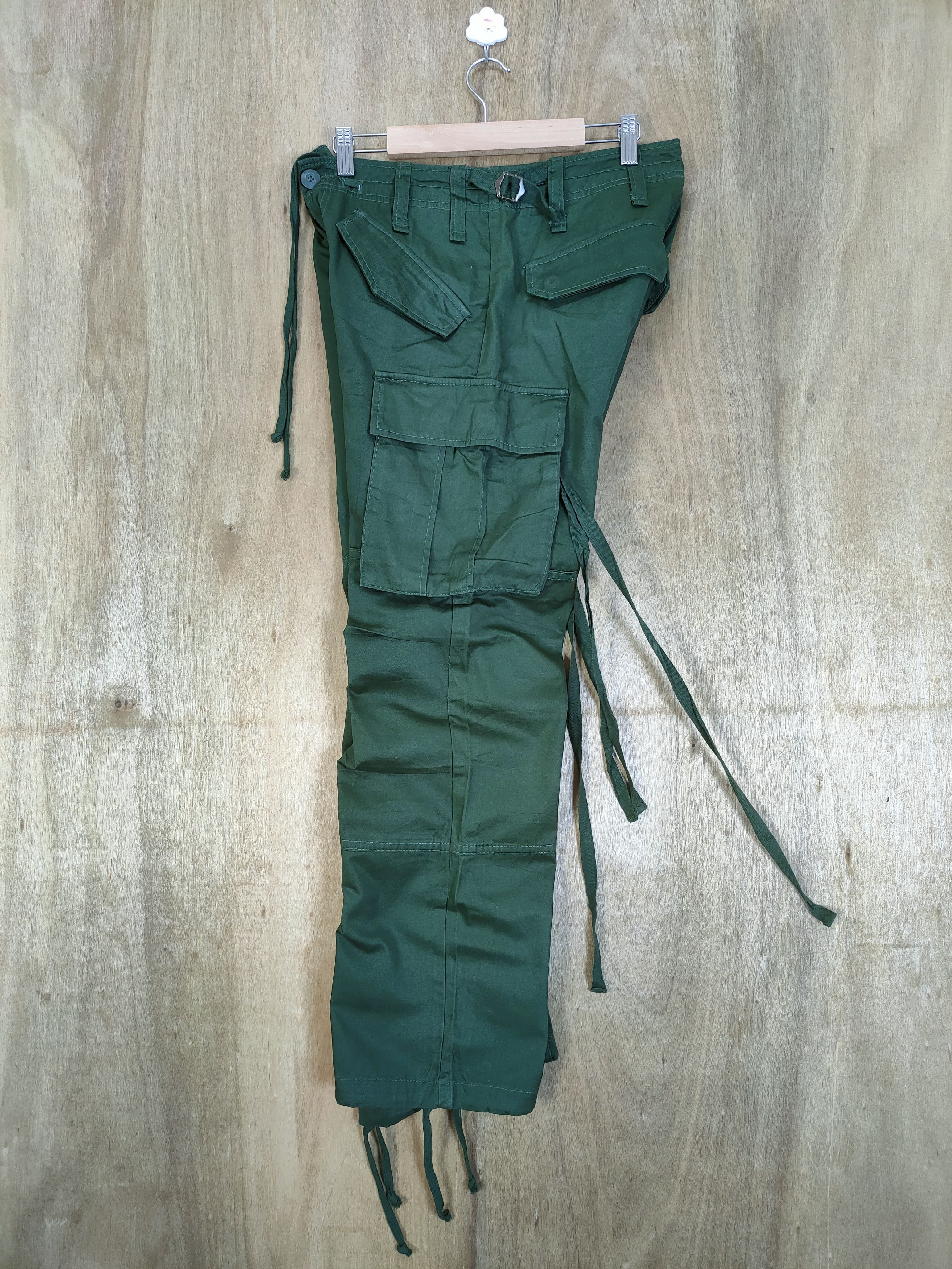 Japanese Brand VINTAGE JAPANESE BONDAGE CARGO PANTS Size US 30 / EU 46 - 4 Thumbnail