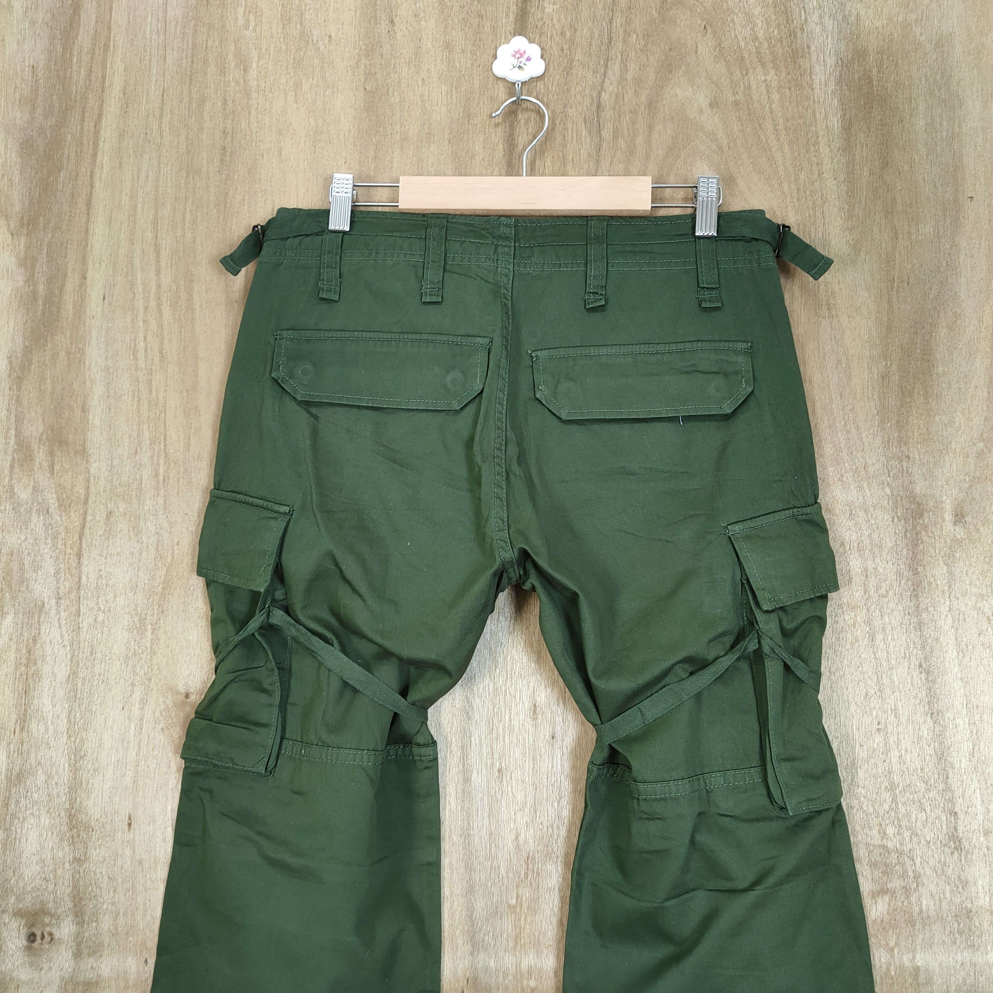 Japanese Brand VINTAGE JAPANESE BONDAGE CARGO PANTS Size US 30 / EU 46 - 7 Thumbnail