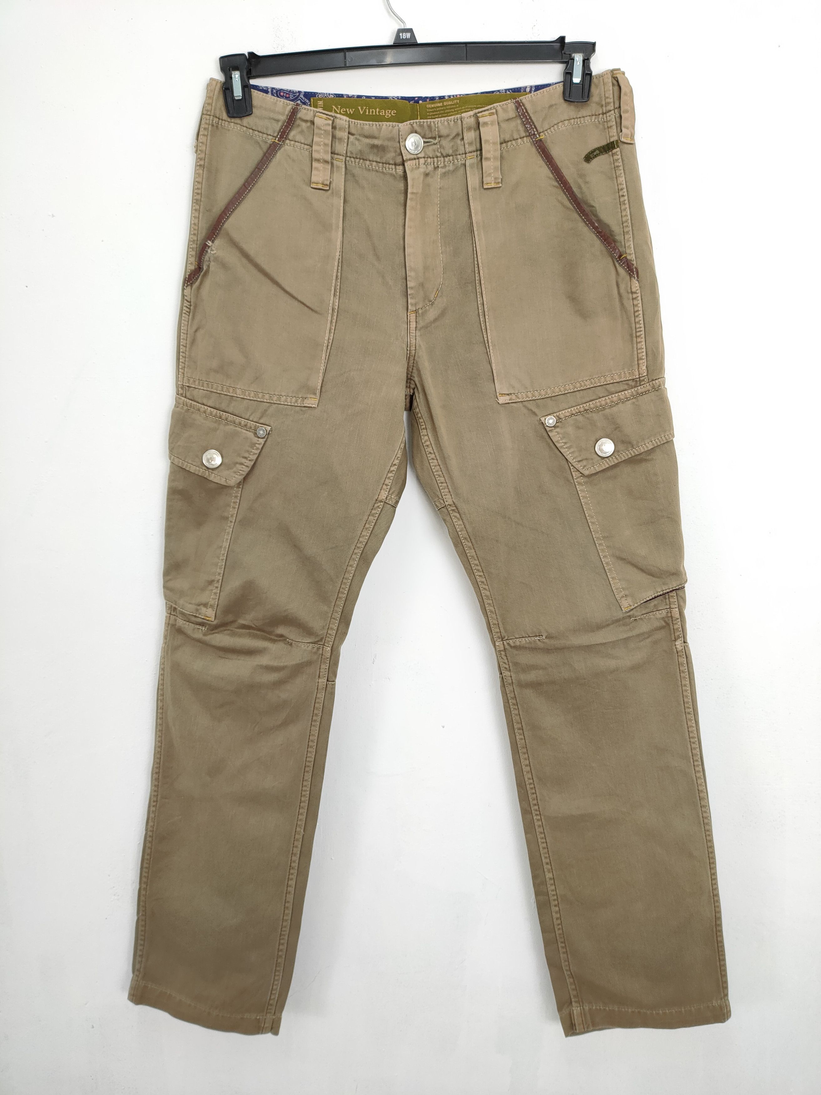 Japanese Brand VINTAGE JAPANESE FADED CARGO PANTS Size US 34 / EU 50 - 1 Thumbnail