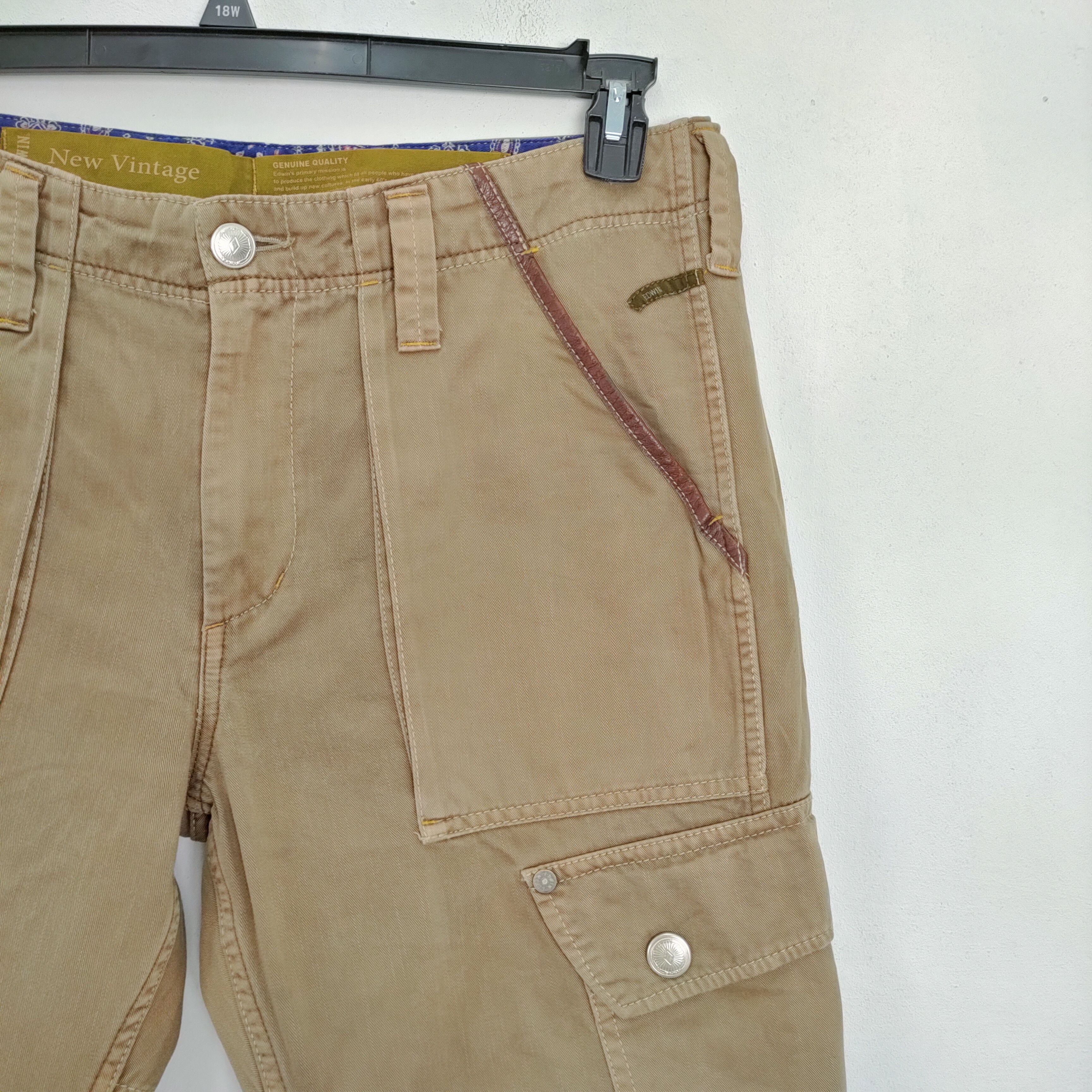 Japanese Brand VINTAGE JAPANESE FADED CARGO PANTS Size US 34 / EU 50 - 4 Thumbnail