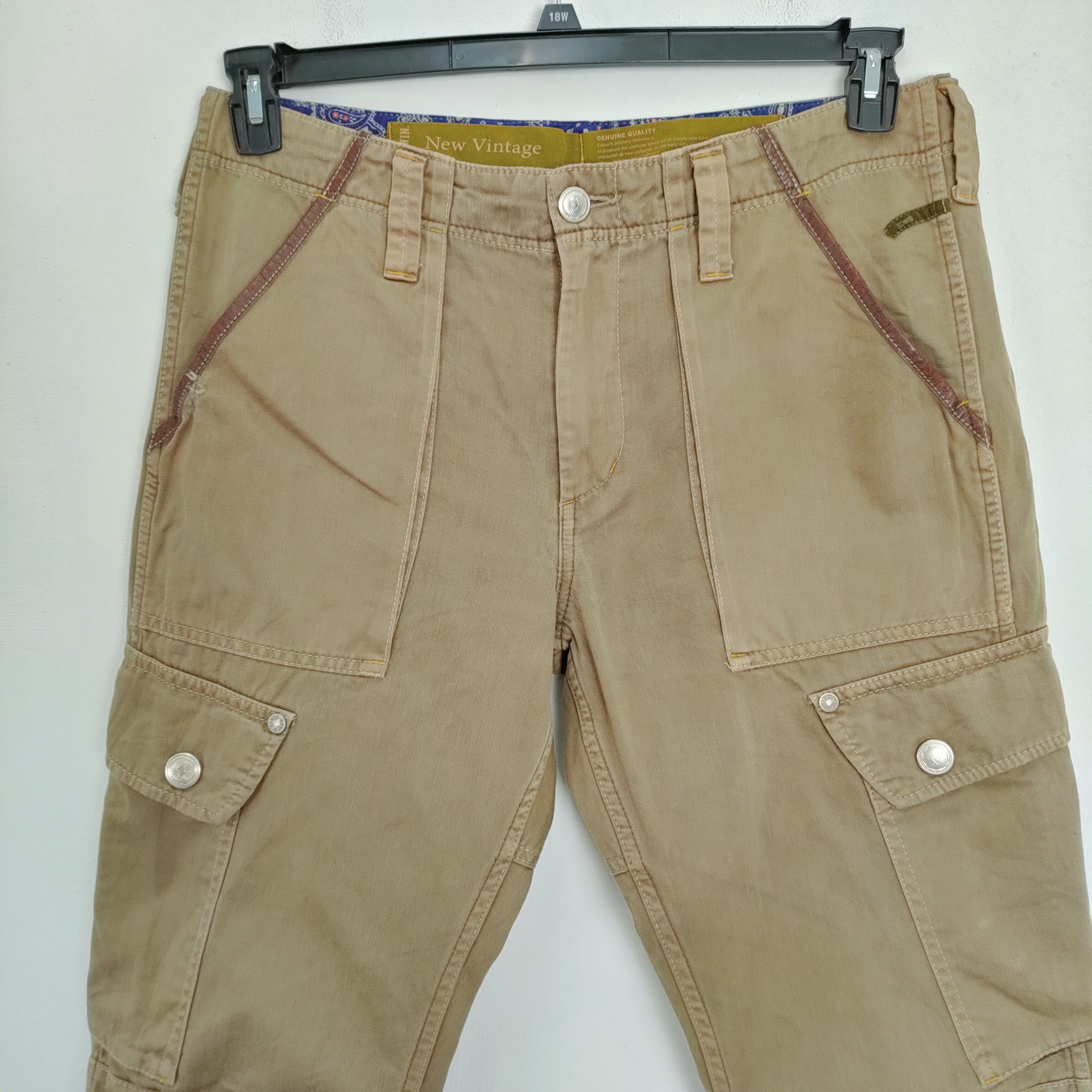 Japanese Brand VINTAGE JAPANESE FADED CARGO PANTS Size US 34 / EU 50 - 2 Thumbnail
