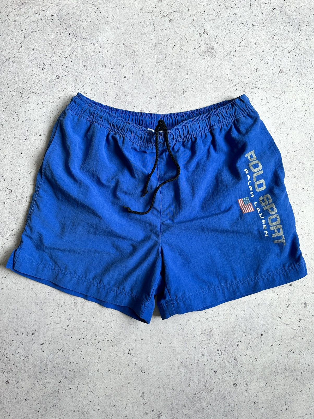 Polo Ralph Lauren × Vintage Vintage 90s Ralph Lauren Polo Sport Nylon Shorts Size US 35 - 1 Thumbnail