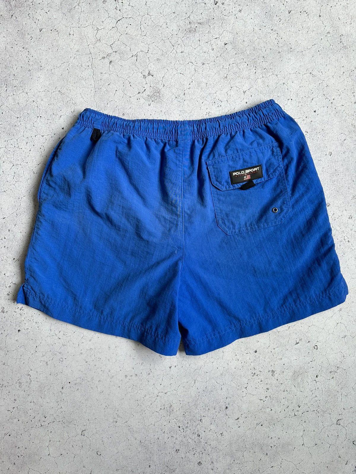 Polo Ralph Lauren × Vintage Vintage 90s Ralph Lauren Polo Sport Nylon Shorts Size US 35 - 2 Thumbnail