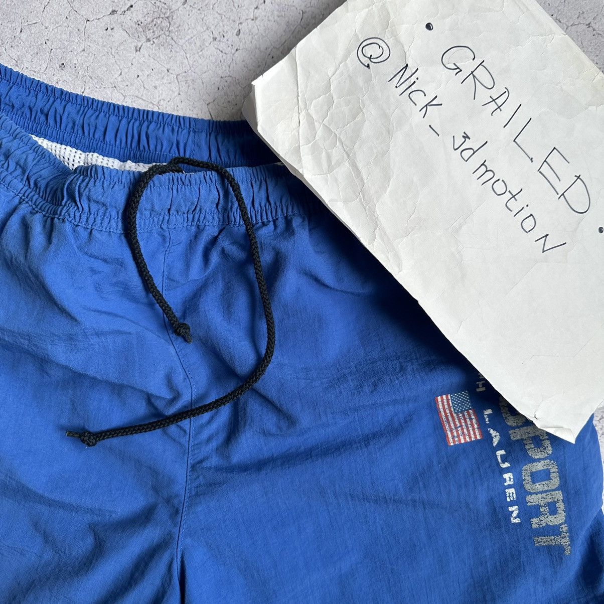 Polo Ralph Lauren × Vintage Vintage 90s Ralph Lauren Polo Sport Nylon Shorts Size US 35 - 10 Thumbnail