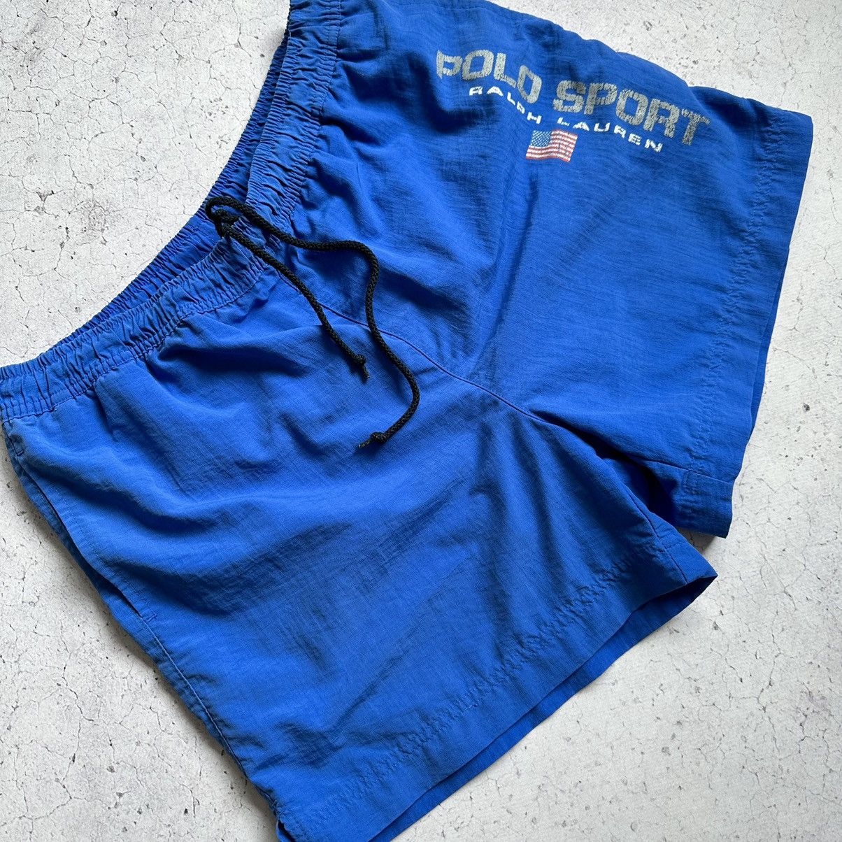 Polo Ralph Lauren × Vintage Vintage 90s Ralph Lauren Polo Sport Nylon Shorts Size US 35 - 3 Thumbnail