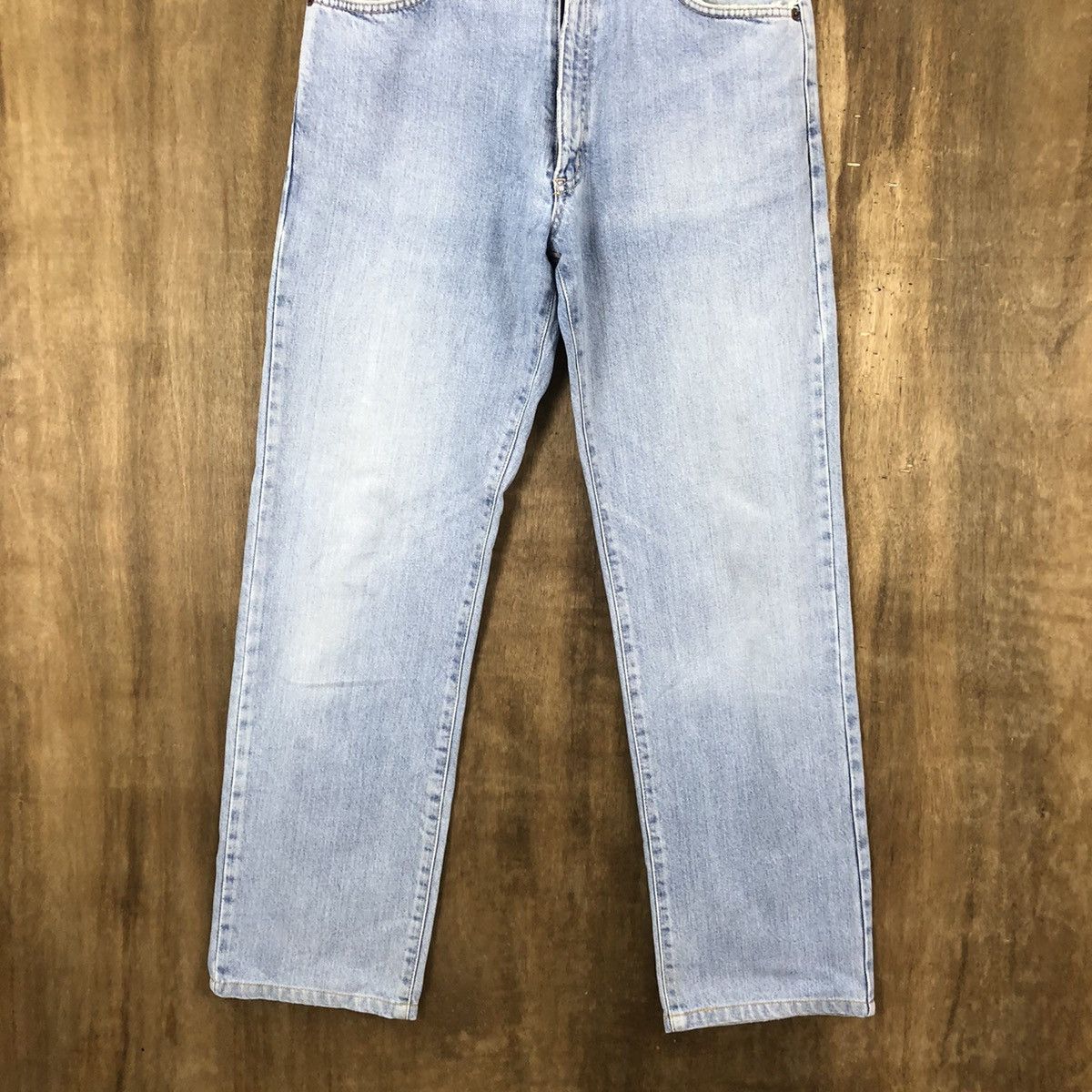 Edwin VINTAGE EDWIN USA CLASSIC FADED LIGHT BLUE JEANS PANTS # 009 Size US 30 / EU 46 - 3 Thumbnail