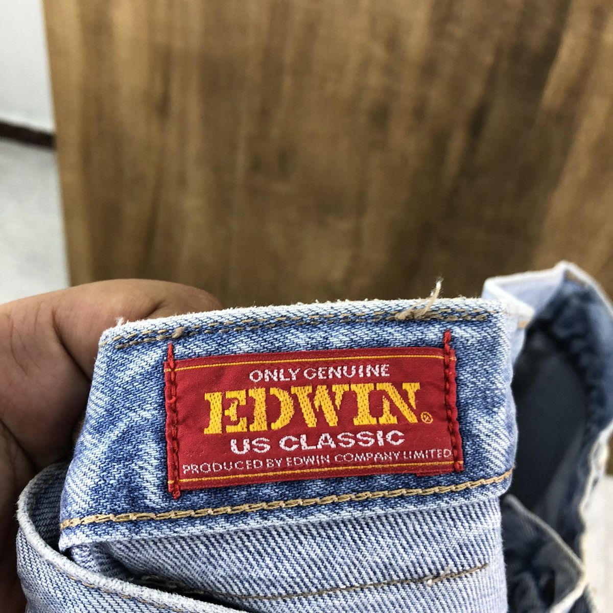 Edwin VINTAGE EDWIN USA CLASSIC FADED LIGHT BLUE JEANS PANTS # 009 Size US 30 / EU 46 - 13 Thumbnail
