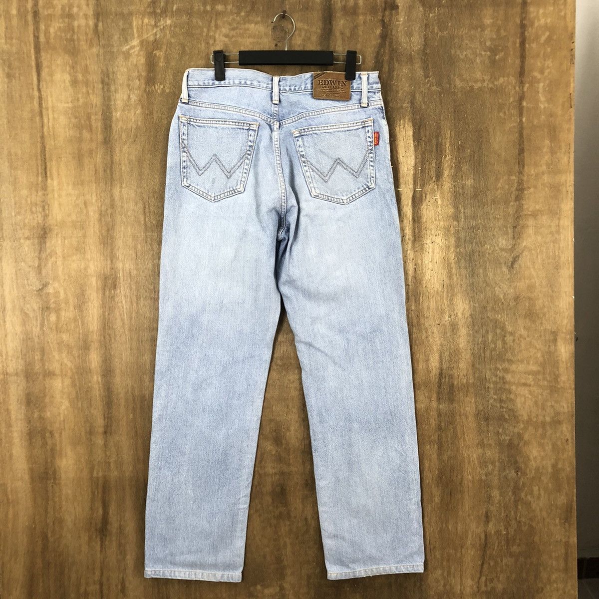 Edwin VINTAGE EDWIN USA CLASSIC FADED LIGHT BLUE JEANS PANTS # 009 Size US 30 / EU 46 - 6 Thumbnail
