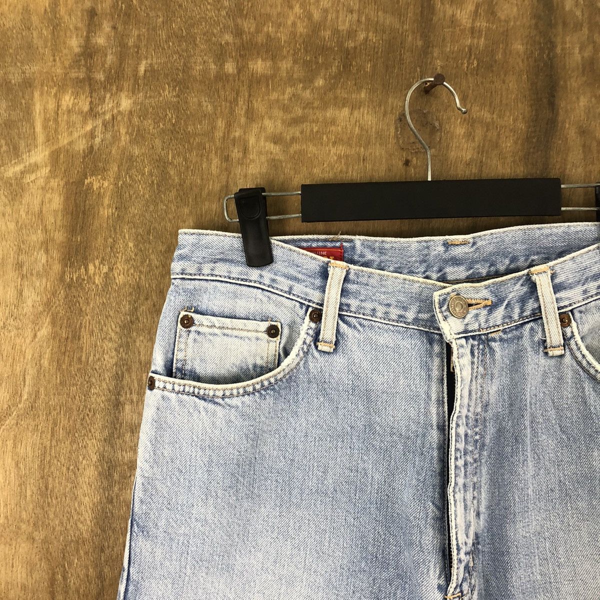 Edwin VINTAGE EDWIN USA CLASSIC FADED LIGHT BLUE JEANS PANTS # 009 Size US 30 / EU 46 - 4 Thumbnail