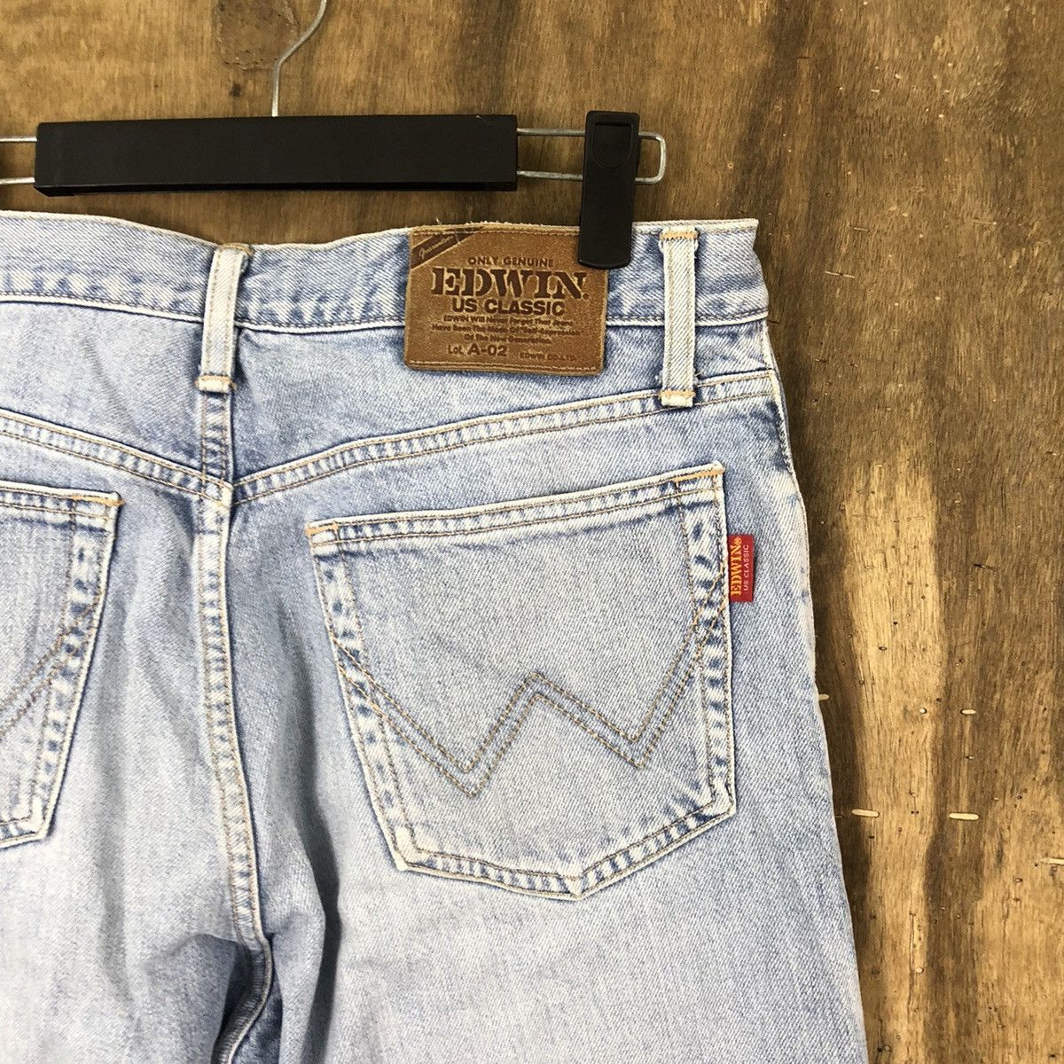 Edwin VINTAGE EDWIN USA CLASSIC FADED LIGHT BLUE JEANS PANTS # 009 Size US 30 / EU 46 - 10 Thumbnail
