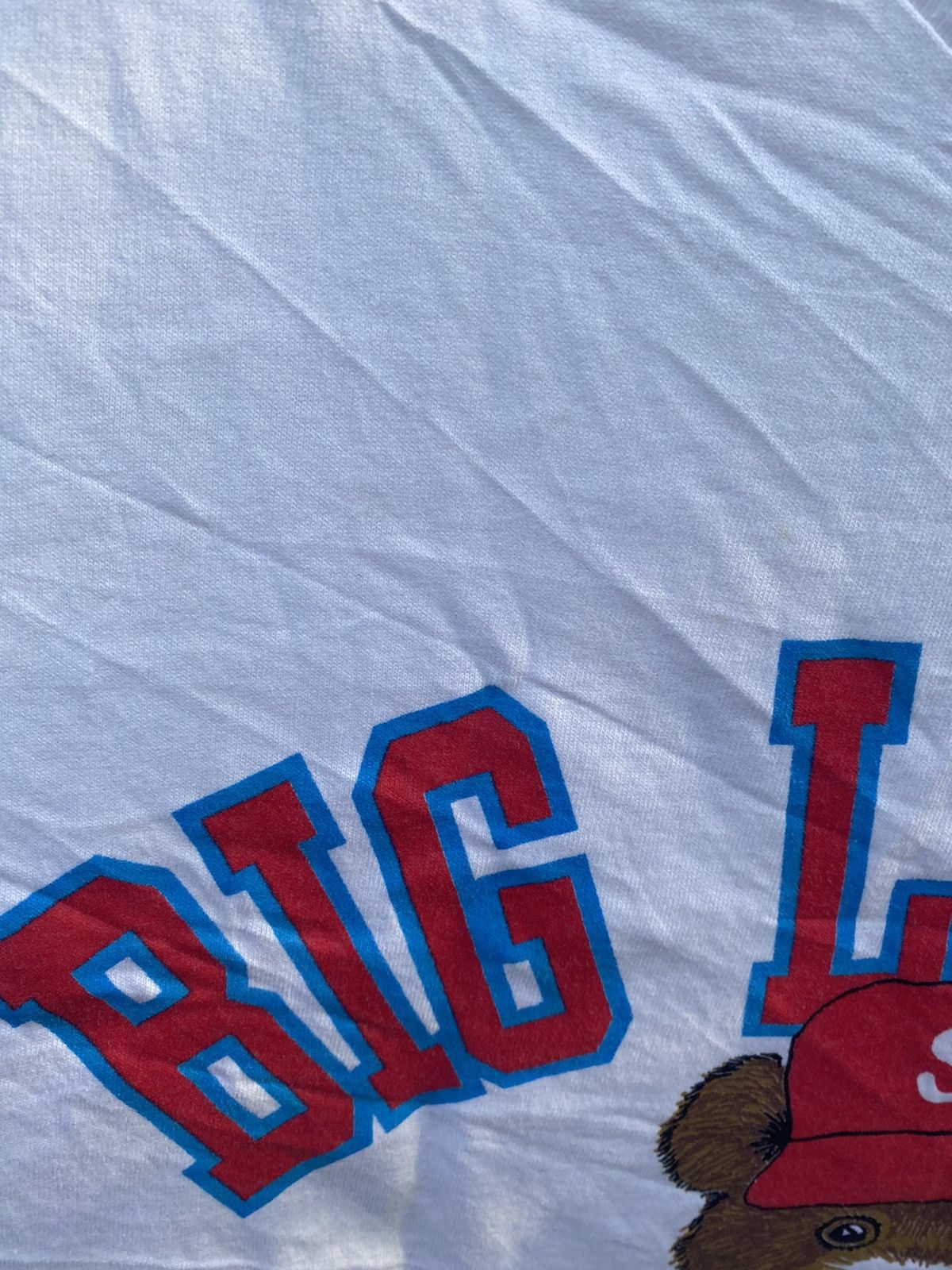Vintage Vintage Big League Bear Sleepygirl Tshirt Size US XL / EU 56 / 4 - 10 Thumbnail