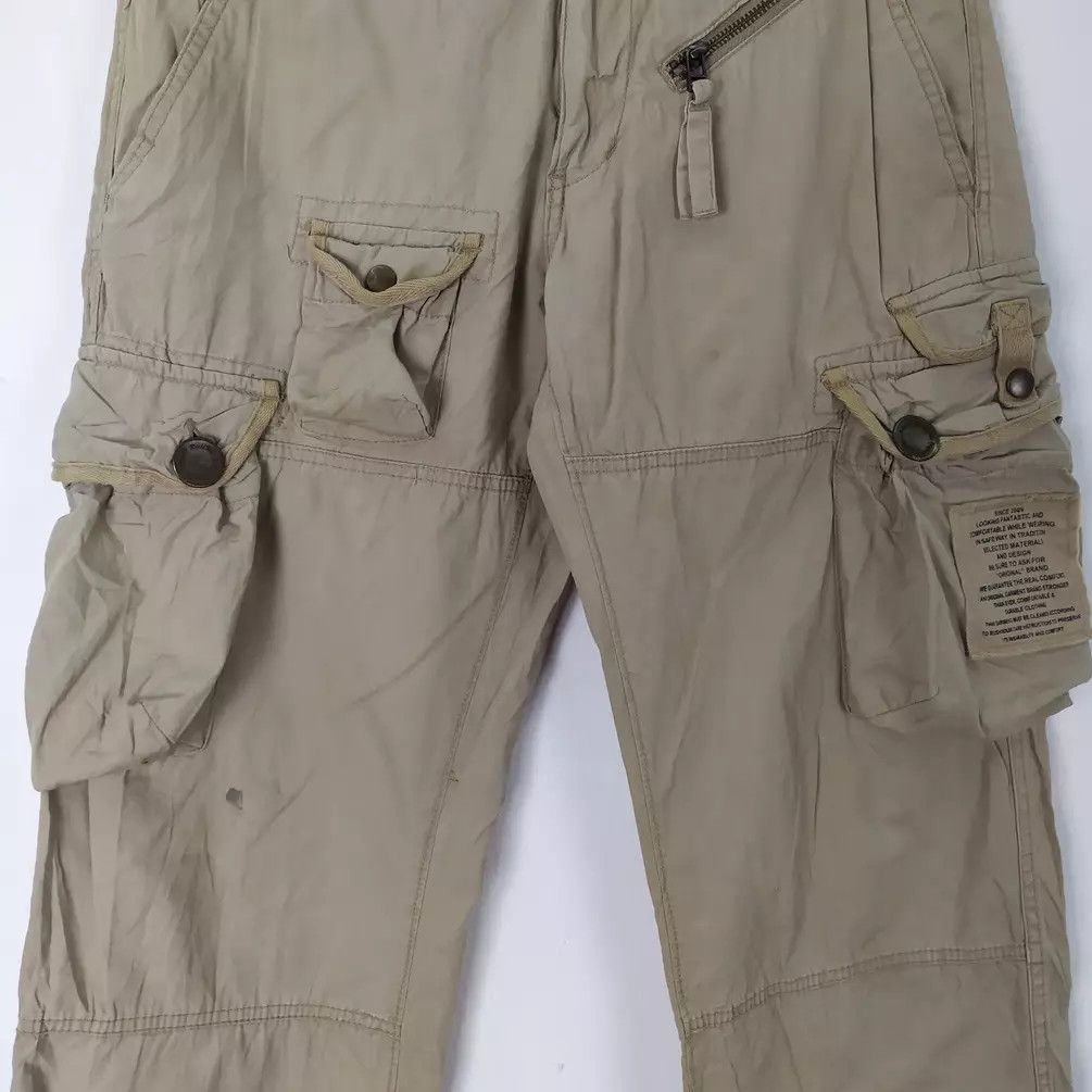 Japanese Brand 9 POCKET RUSH HOUR CARGO PANTS MULTIPOCKET TACTICAL PANTS Size US 30 / EU 46 - 5 Thumbnail