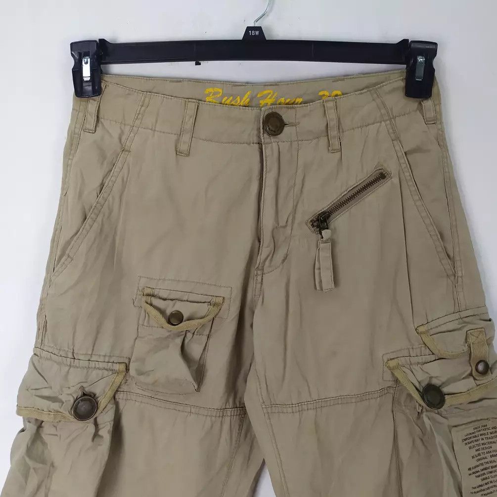Japanese Brand 9 POCKET RUSH HOUR CARGO PANTS MULTIPOCKET TACTICAL PANTS Size US 30 / EU 46 - 2 Thumbnail