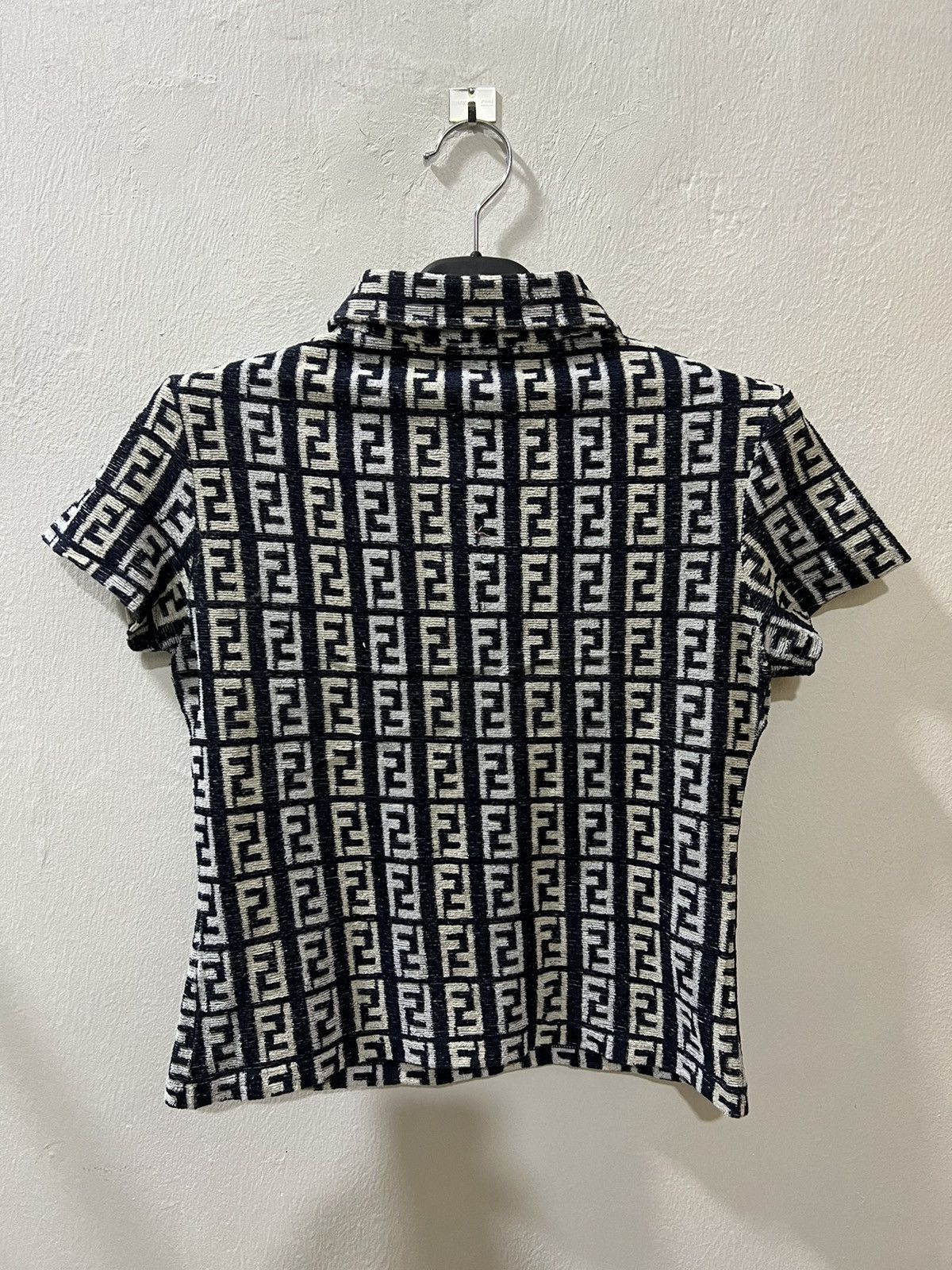 Fendi × Vintage Rare Vintage 90's Fendi Mare Full Monogram Logo Size US XS / EU 42 / 0 - 2 Thumbnail