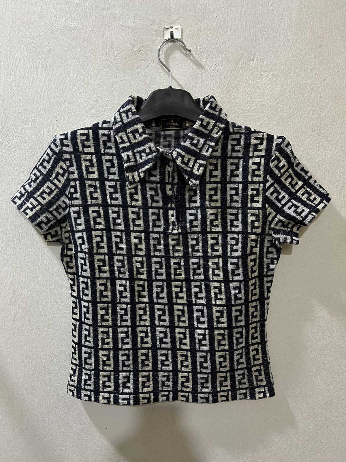 Fendi × Vintage Rare Vintage 90's Fendi Mare Full Monogram Logo Size US XS / EU 42 / 0 - 1 Thumbnail